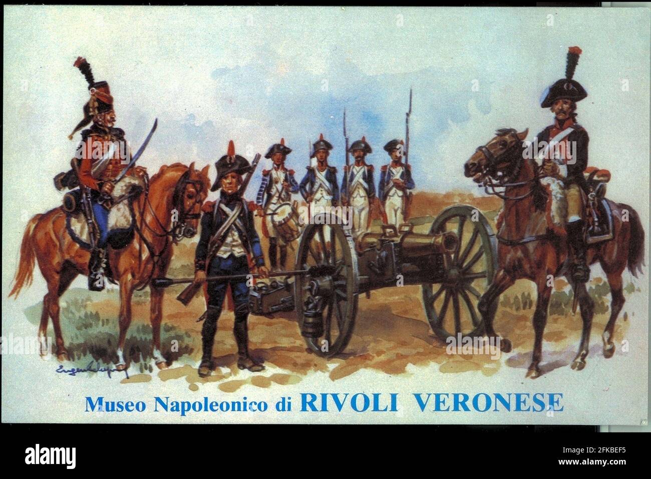 Napoleon Bonaparte. Rivoli Veronese. 1st campaign in Italy (1795-1797).  Paris, Fondation Napoléon Stock Photo