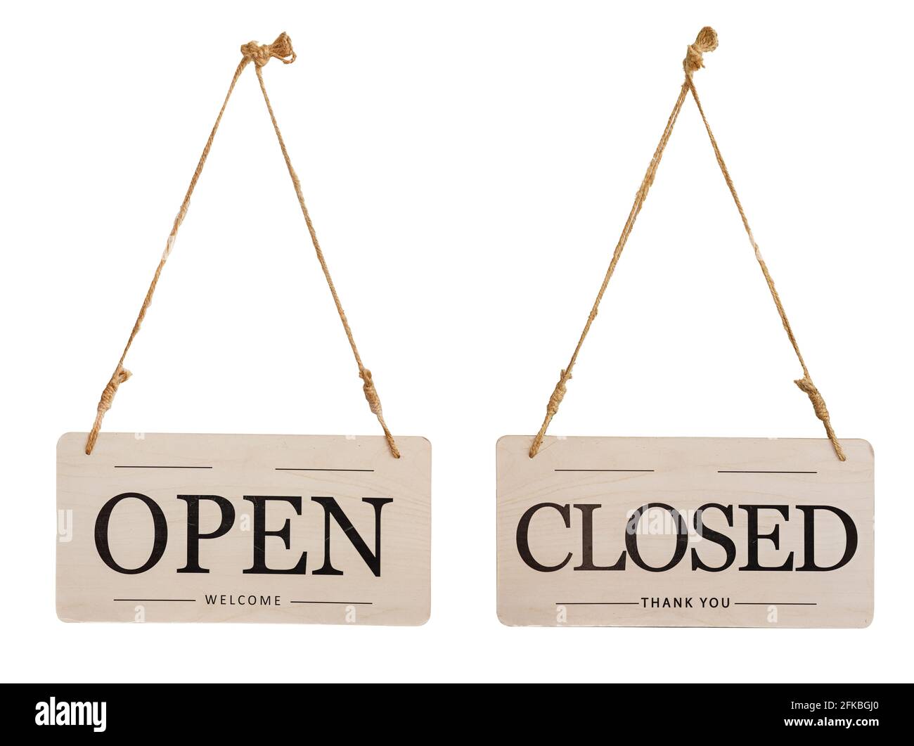 vintage open and closed signs