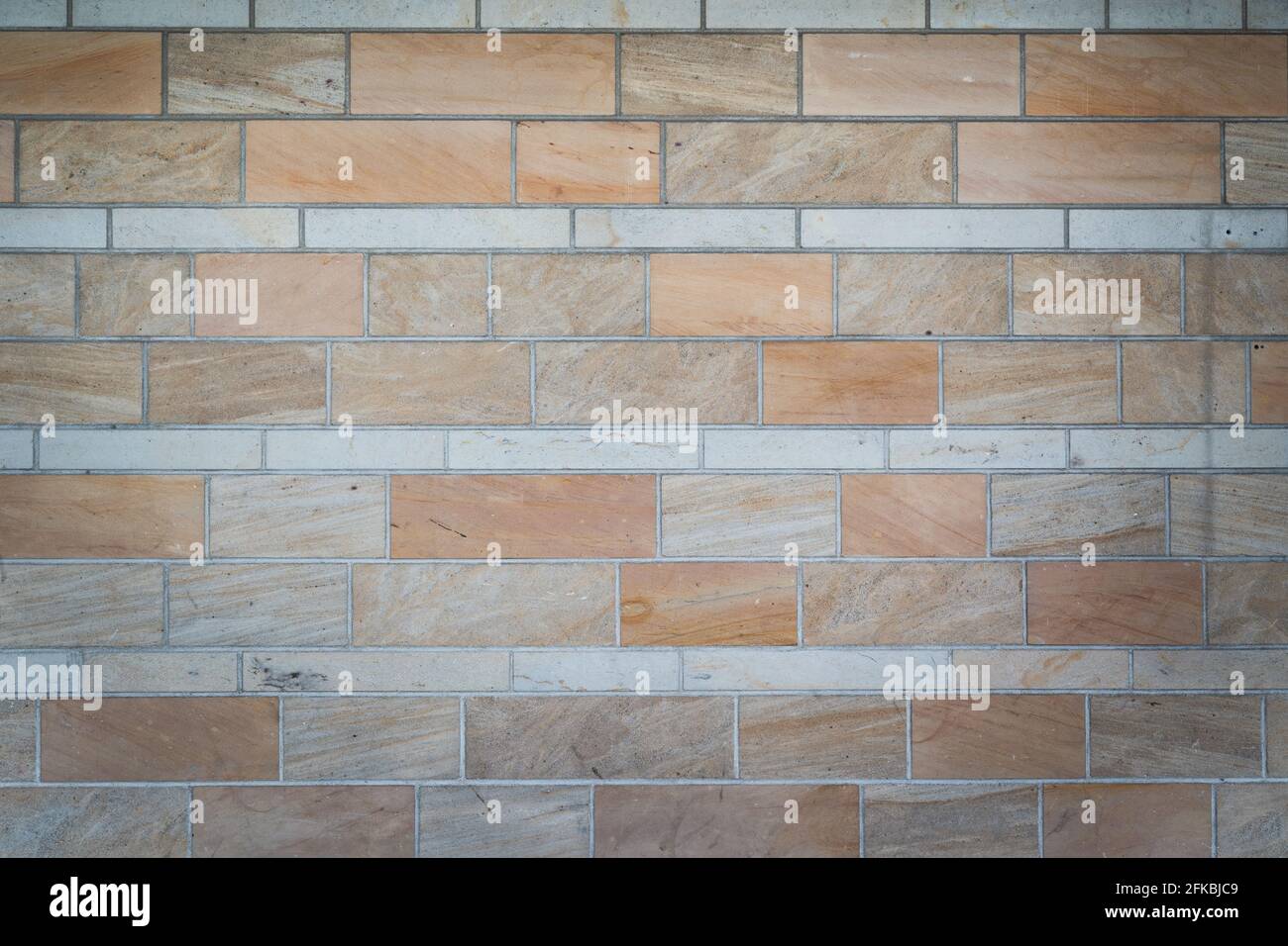 sandstone wall background texture with copy space Stock Photo