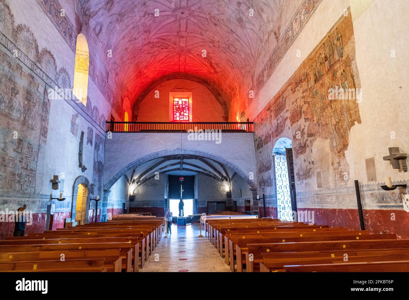 Cathedral of Cuernavaca, UNESCO World Heritage Site, Earliest 16th century Monasteries on the slopes of Popocatepetl, Mexico, North America Stock Photo