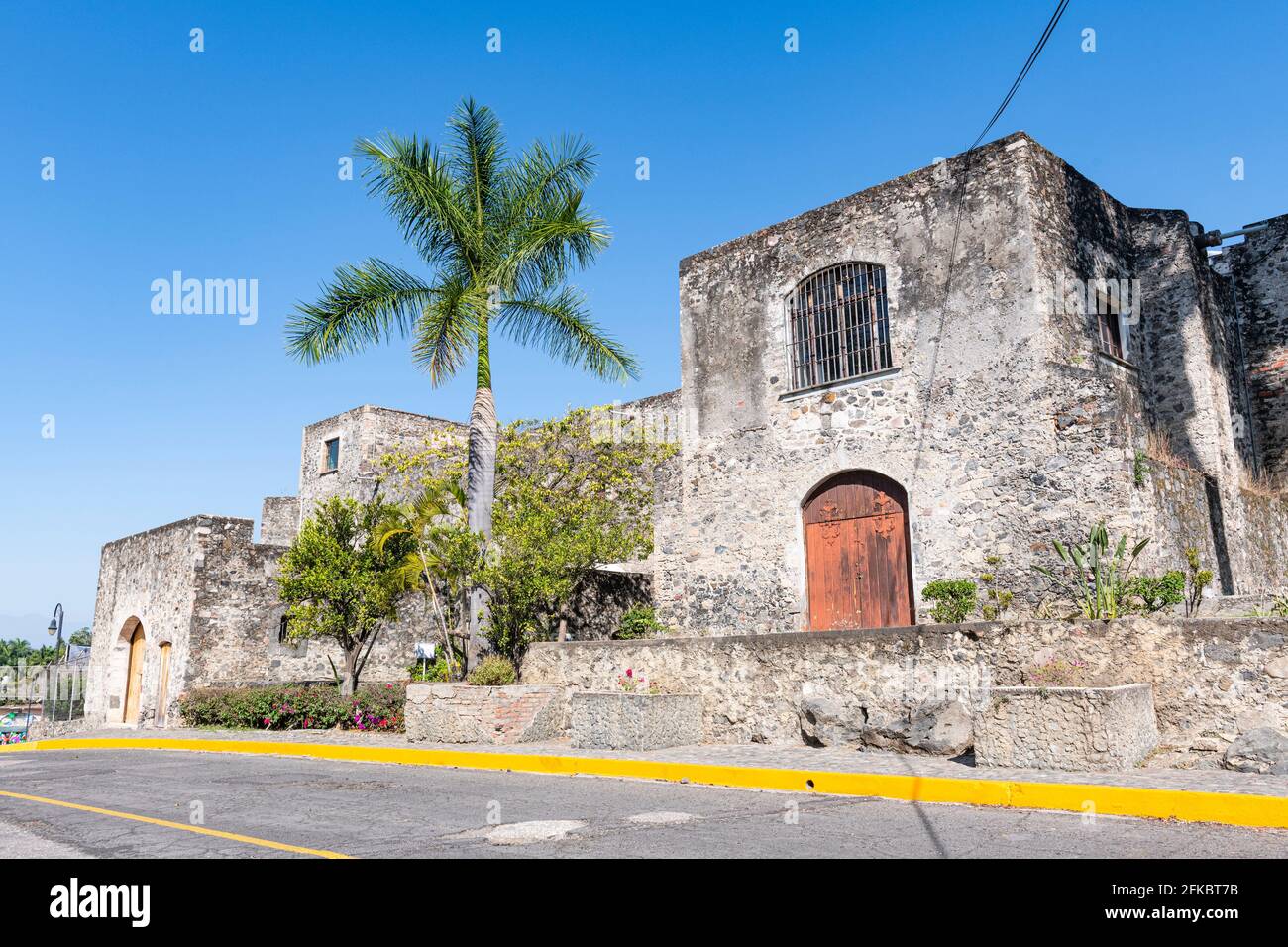Convent of Santo Domingo de Guzman, Oaxtepec, Mexico, North America Stock Photo