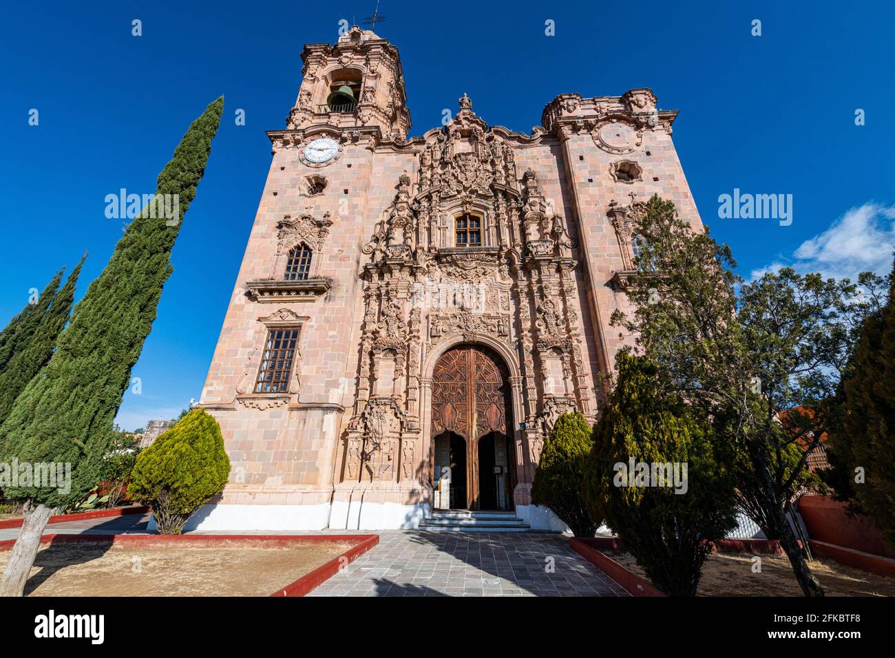 Templo De La Valenciana, UNESCO World Heritage Site, Guanajuato, Mexico, North America Stock Photo
