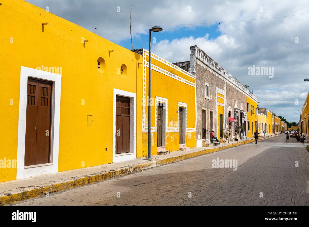 Izamal, the yellow city, Yucatan, Mexico, North America Stock Photo