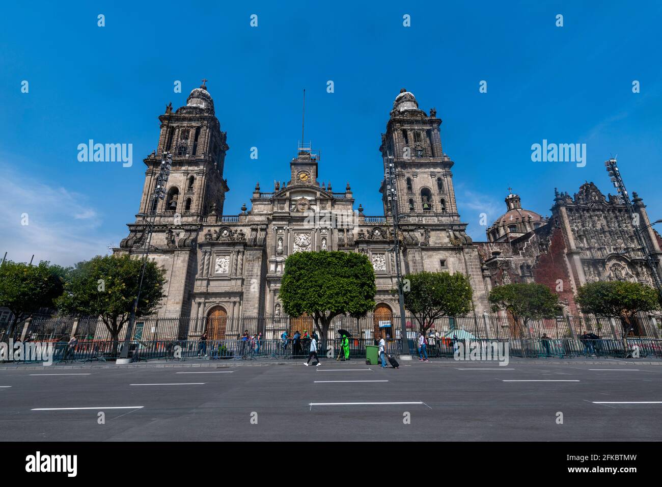 Mexico City Metropolitan Cathedral, Mexico City, Mexico, North America Stock Photo