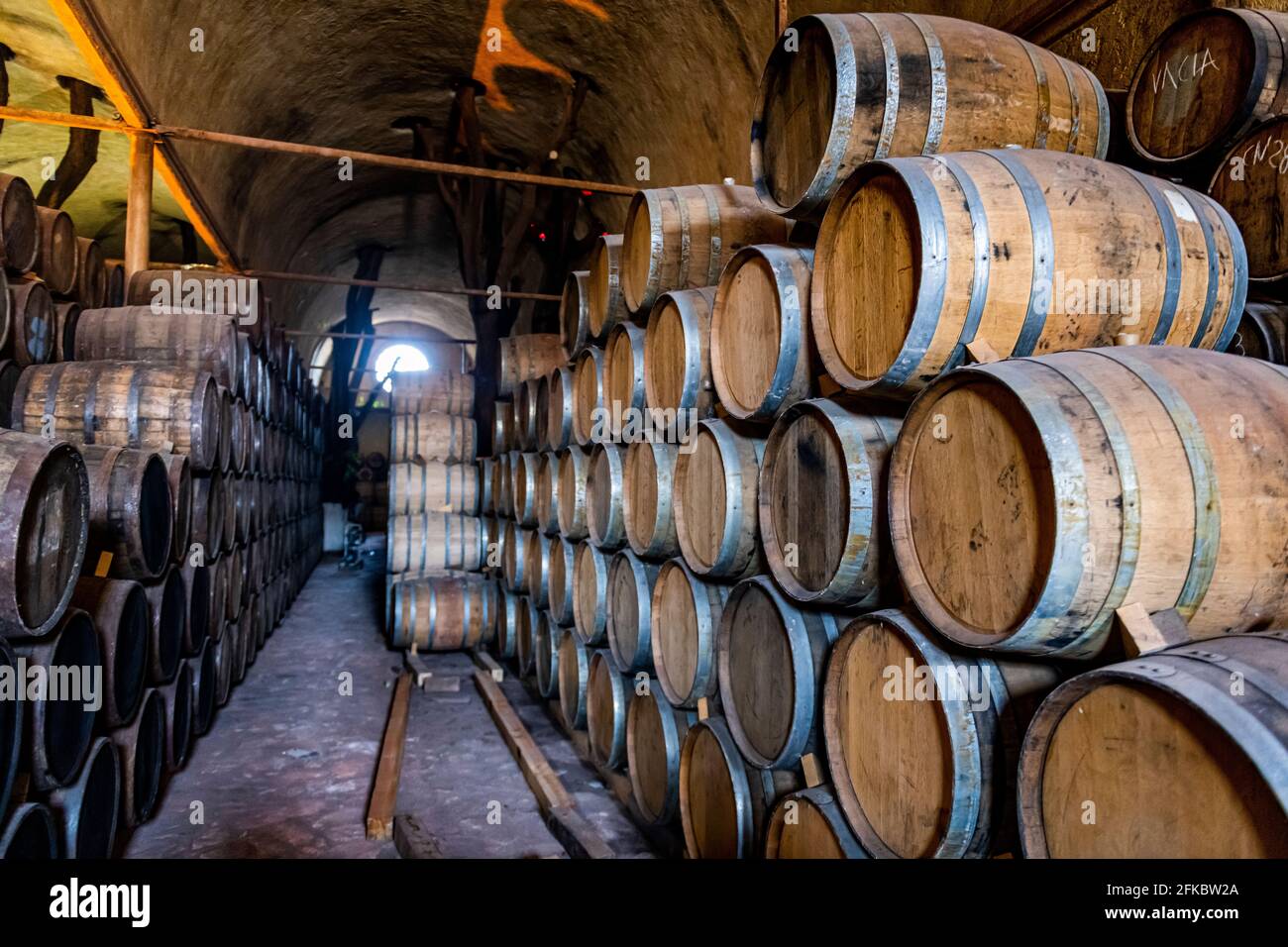 Old storage facility for Tequila barrels, Tequila Factory La Cofradia