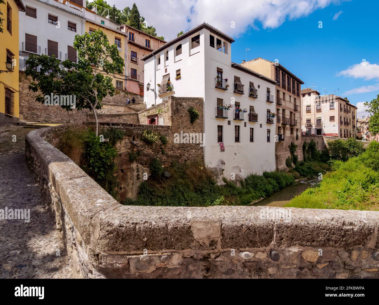 Albaicin (Albayzin) District, Granada, Andalusia, Spain, Europe Stock Photo