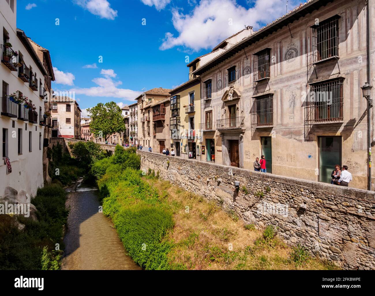 Albaicin (Albayzin) District, Granada, Andalusia, Spain, Europe Stock Photo