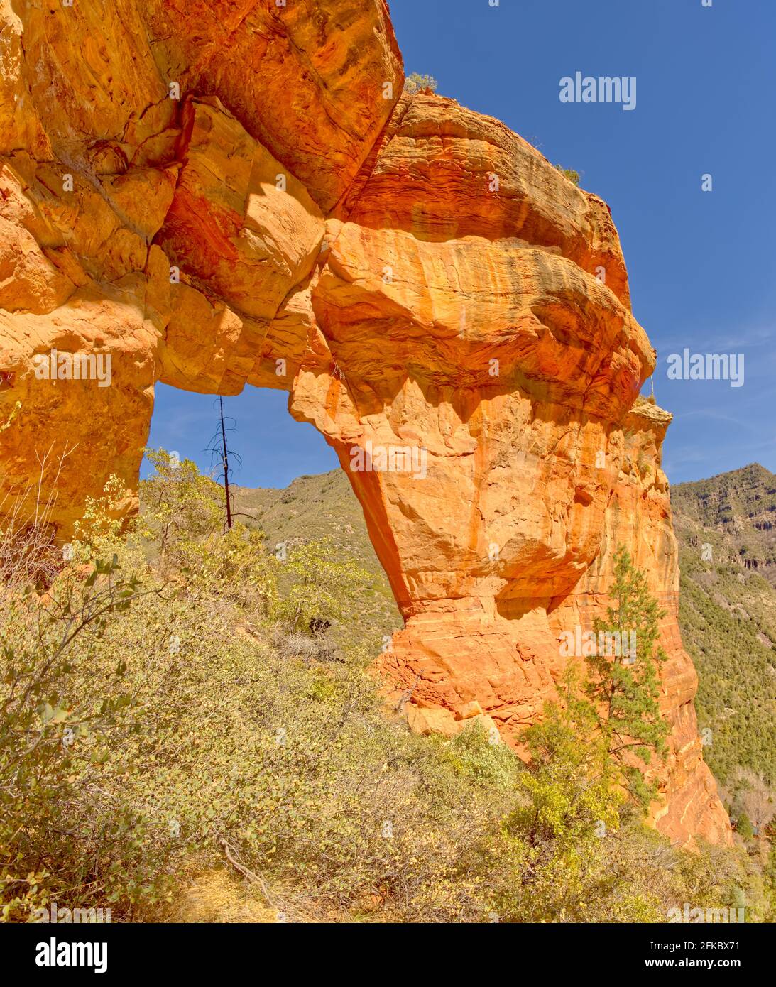 South side of Pendley Arch, Coconino National Forest just outside of Slide Rock State Park
