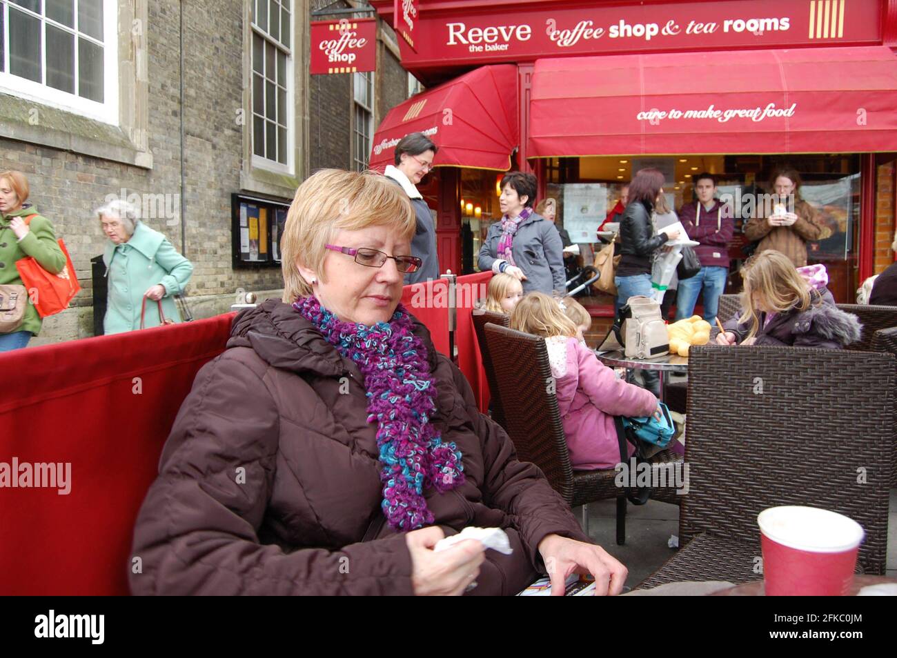 Reeve coffee shop Salisbury England Stock Photo Alamy