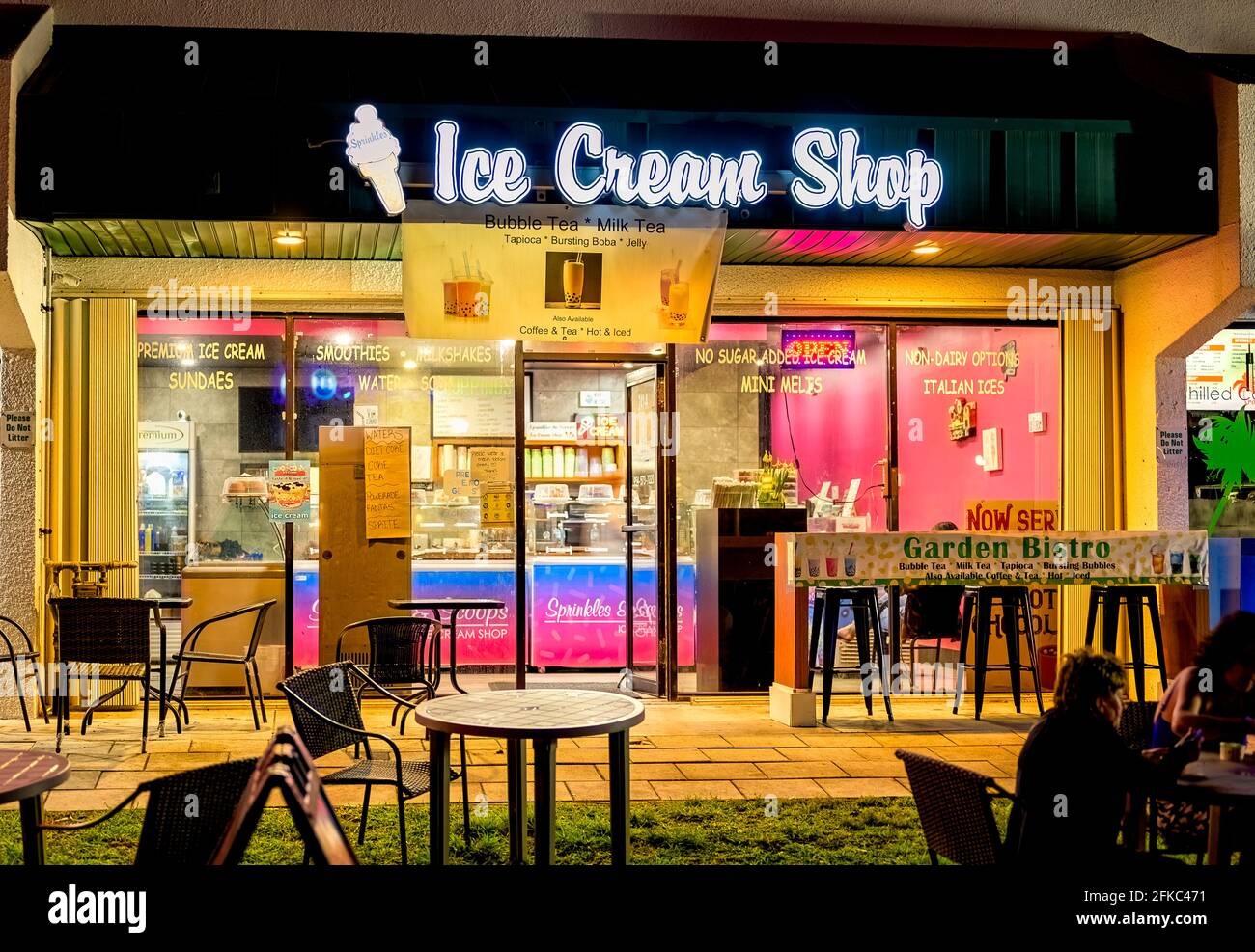 The Ice Cream Shop Stock Photo - Alamy
