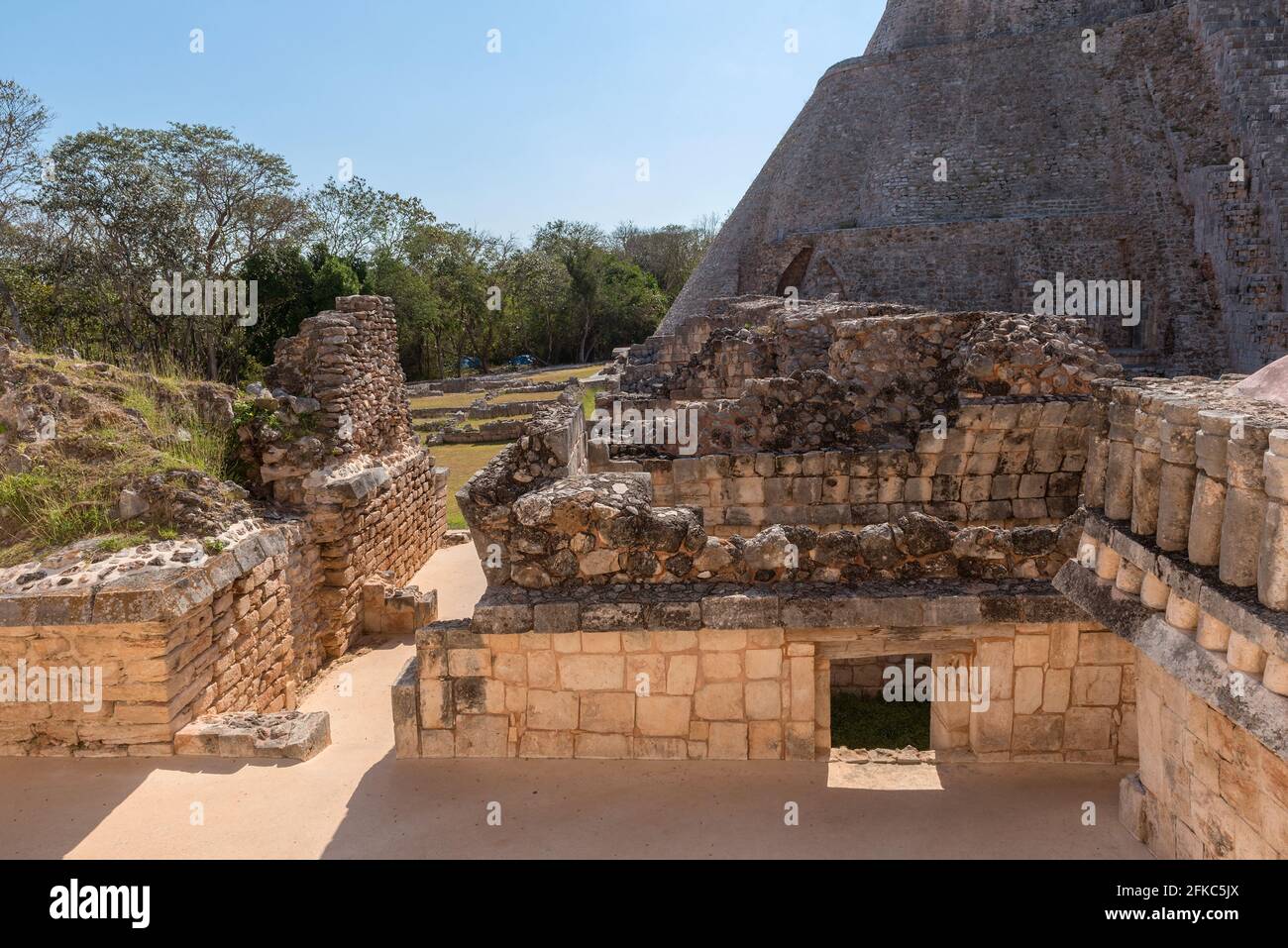 Ruins Of The Ancient Mayan City Uxmal. UNESCO World Heritage Site ...