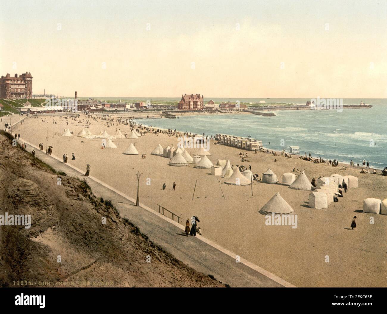GorlestononSea, Norfolk circa 18901900 Stock Photo Alamy