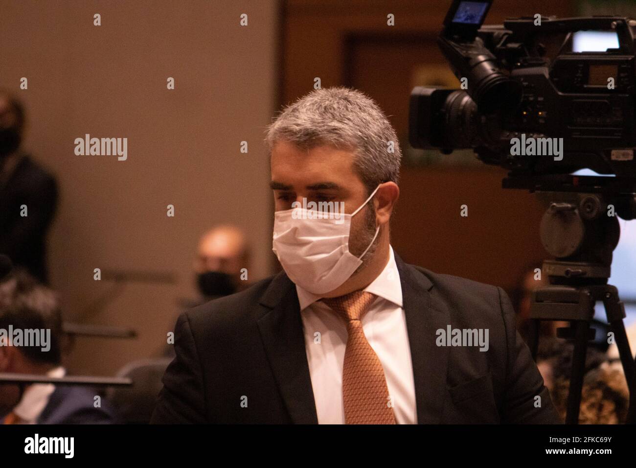 Rio De Janeiro, Brazil. 30th Apr, 2021. Defense attorney for outgoing ...