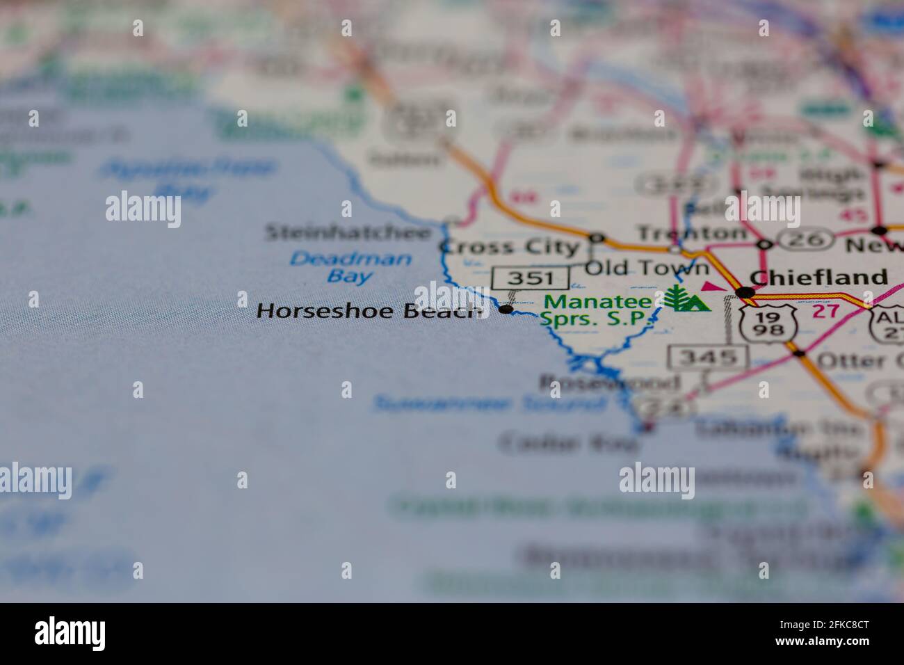 Horseshoe beach florida map hires stock photography and images Alamy