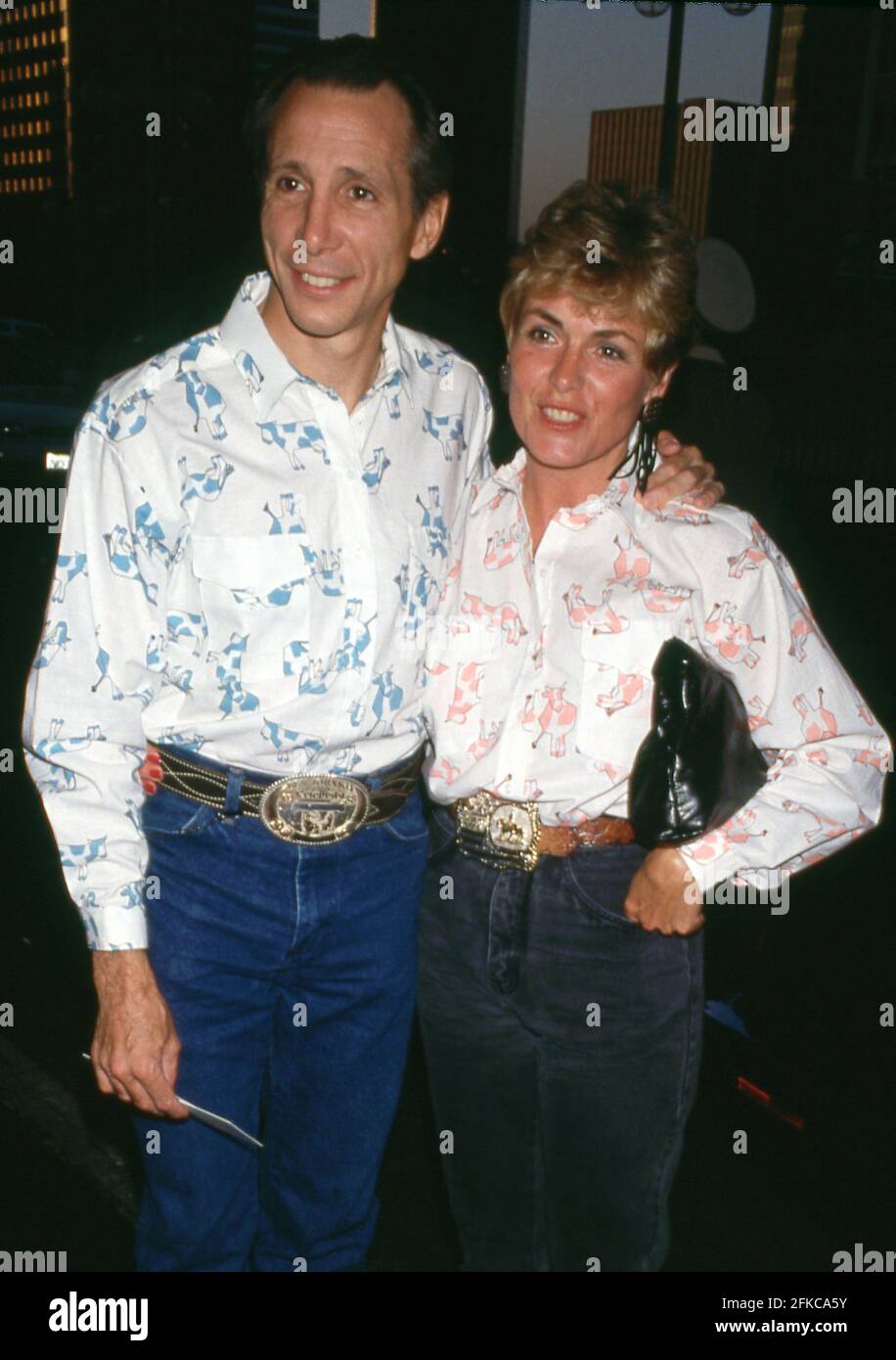 **File Photo* Johnny Crawford Has Passed Away. Johnny Crawford and wife August 1992. Credit: Ralph Dominguez/MediaPunch Credit: MediaPunch Inc/Alamy Live News Stock Photo