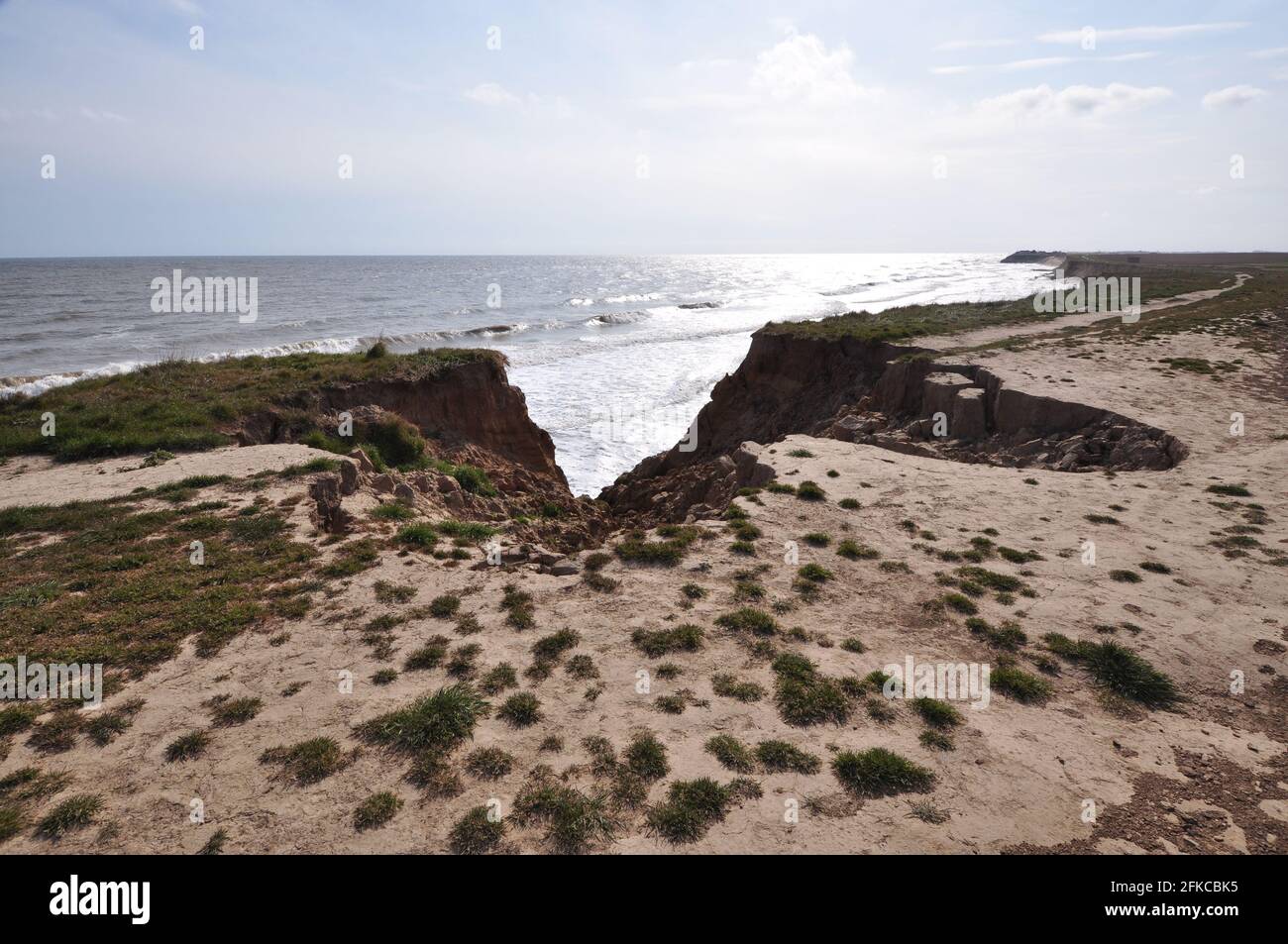 Coastal erosion at Happisburgh, Norfolk England UK Stock Photo - Alamy