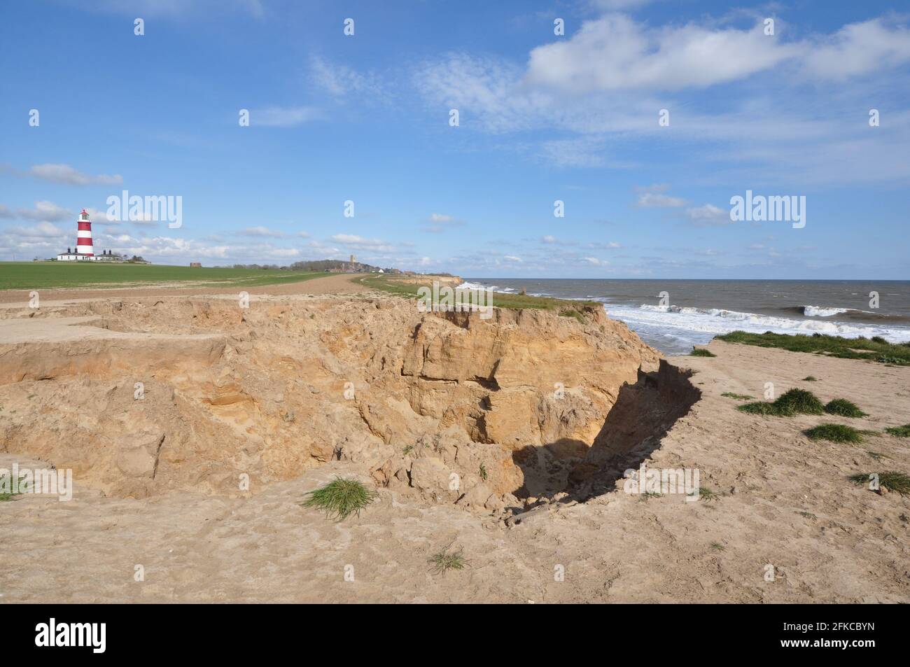 Coastal erosion at Happisburgh, Norfolk England UK Stock Photo - Alamy