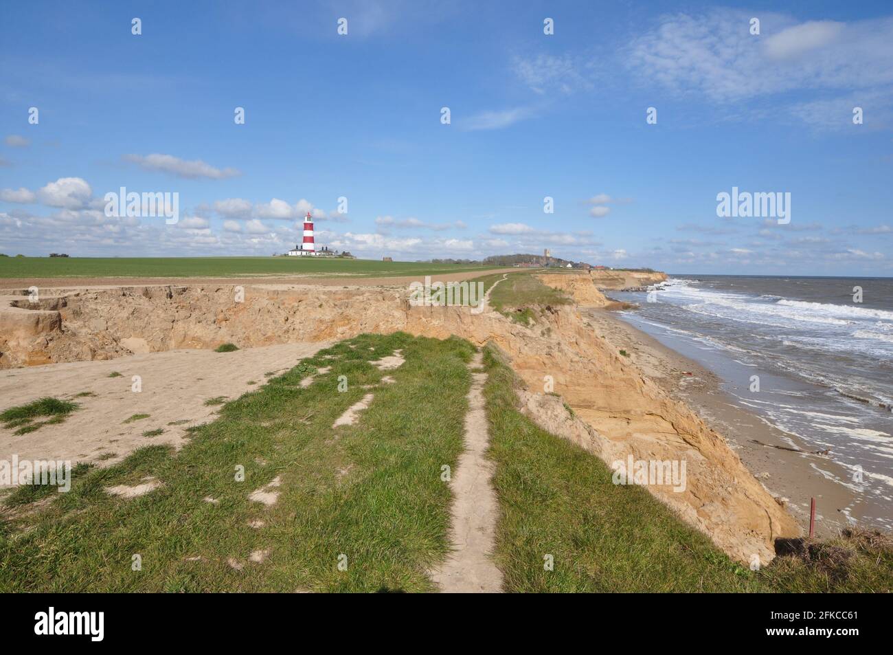 Coastal erosion at Happisburgh, Norfolk England UK Stock Photo - Alamy