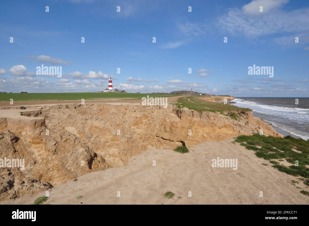 Coastal erosion at Happisburgh, Norfolk England UK Stock Photo - Alamy