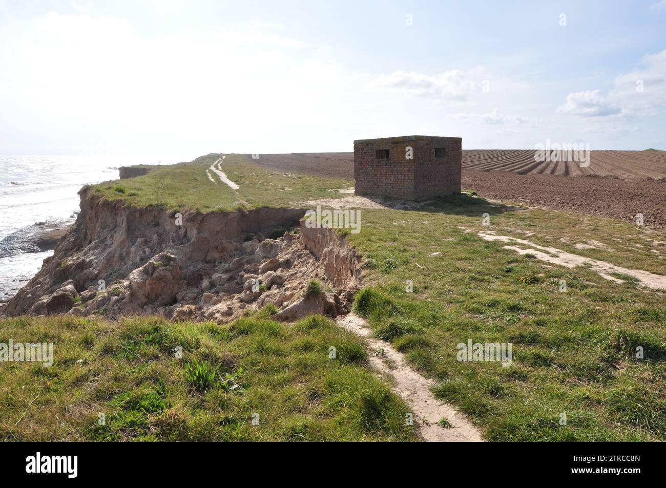 Coastal erosion at Happisburgh, Norfolk England UK Stock Photo - Alamy