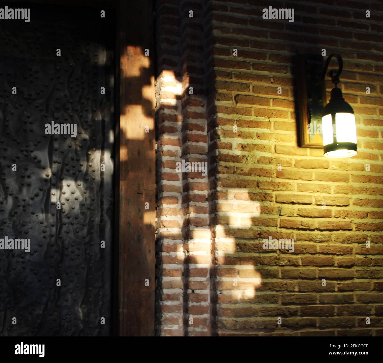 Light on Brick Stock Photo - Alamy