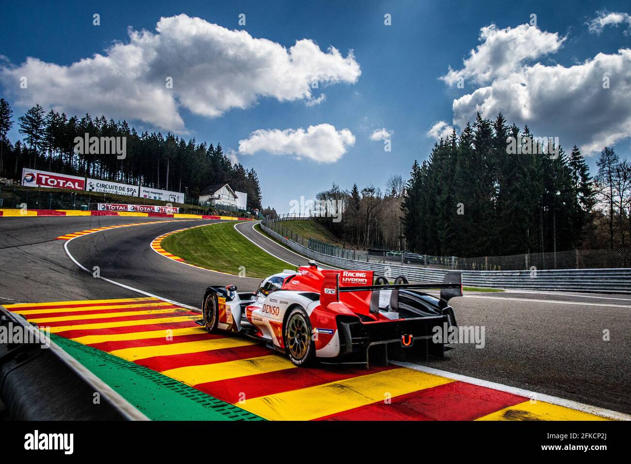 07 Conway Mike (gbr), Kobayashi Kamui (jpn), Lopez Jose Maria Toyota Gazoo Racing, Toyota GR010 - Hybrid, action during the 6 Hours of Spa-Francorchamps, 1st round of the 2021 FIA World