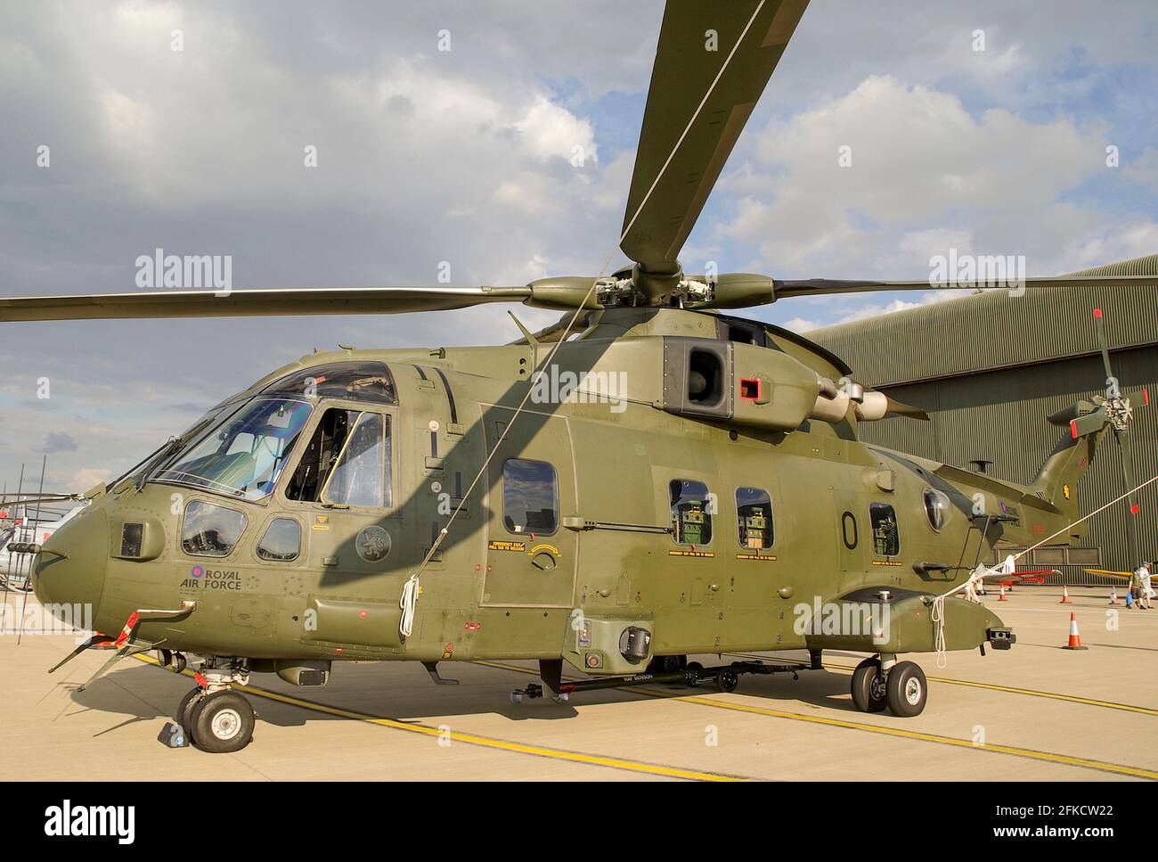 Royal Air Force AgustaWestland AW101 Merlin HC.3 helicopter ZJ130 on