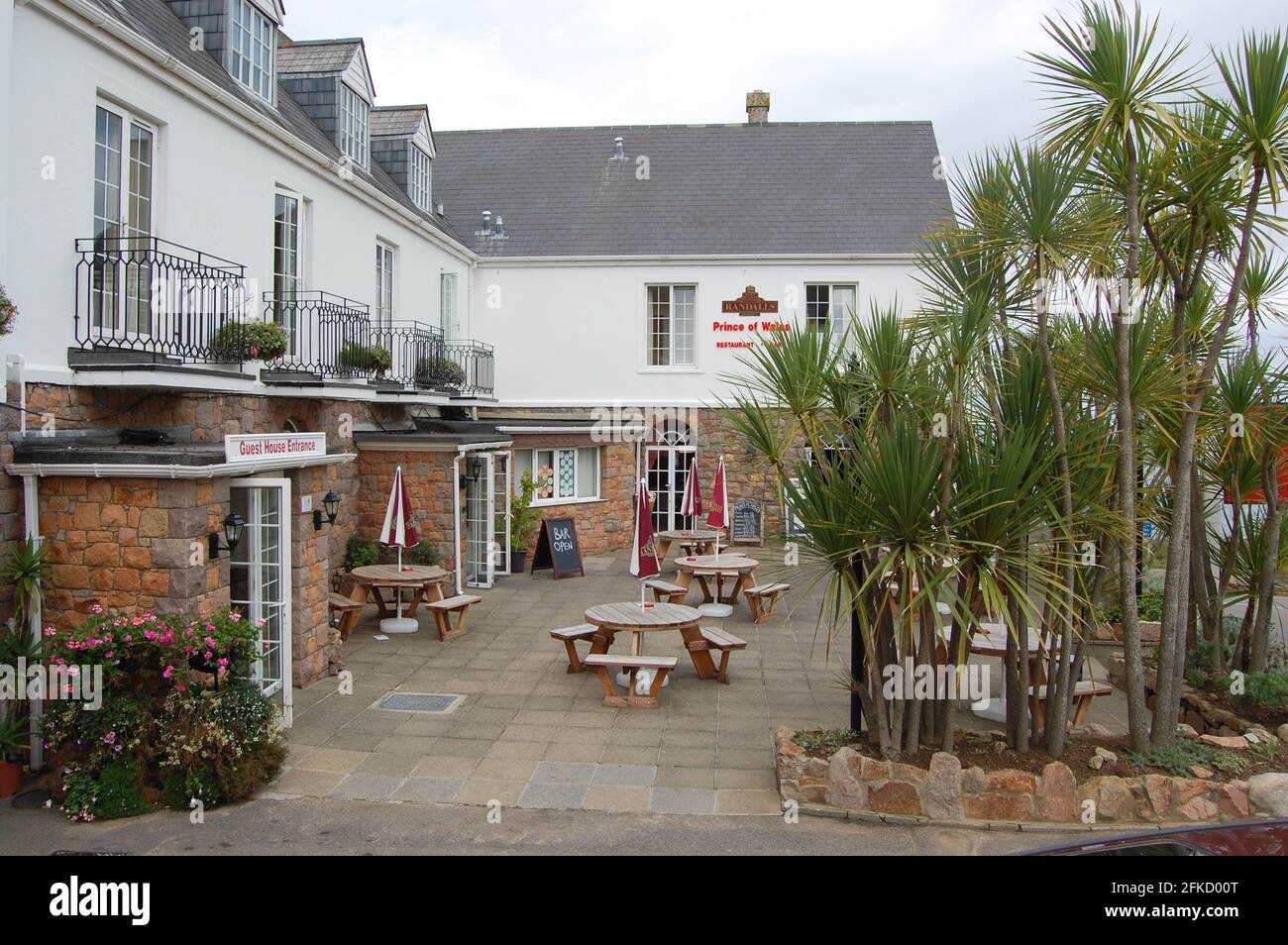 Restaurant and pub Jersey channel islands food drink outside seats seat