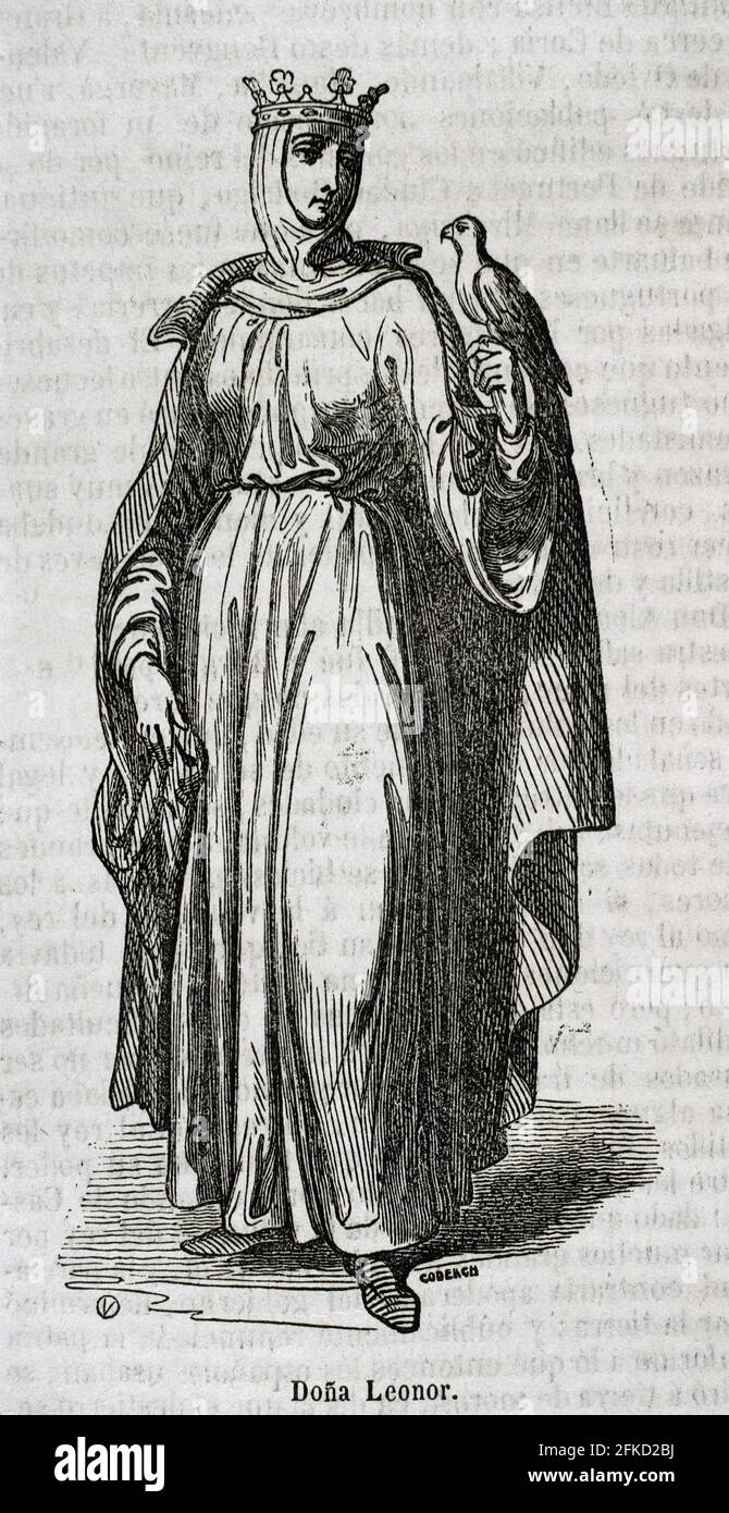 Eleanor of England (11601214). Daughter of King Henry II of England