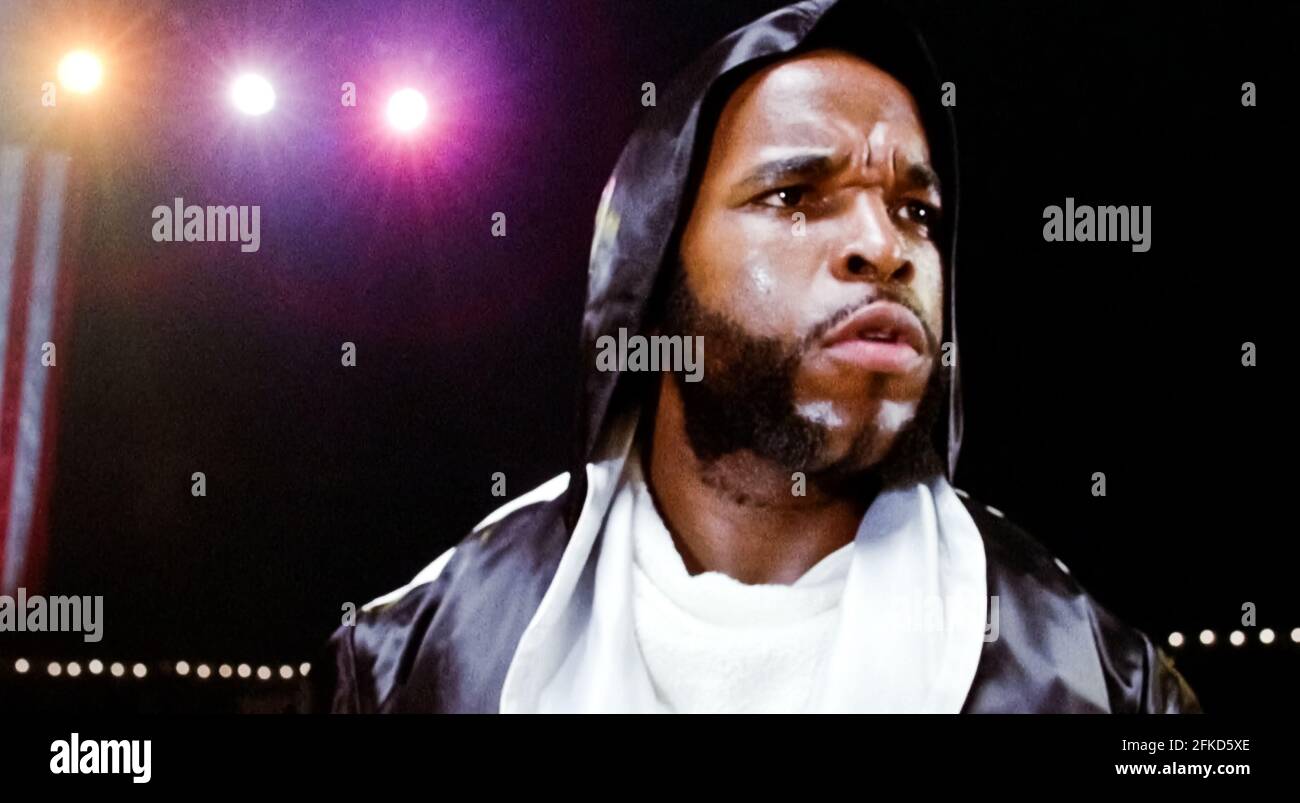 USA. Mr. T in a scene from (C) MGM/UA film: Rocky III (1982). Plot: After winning the ultimate title and being the world champion, Rocky falls into a hole and finds himself picked up by a former enemy. Ref: LMK110-J7064-290421 Supplied by LMKMEDIA. Editorial Only. Landmark Media is not the copyright owner of these Film or TV stills but provides a service only for recognised Media outlets. pictures@lmkmedia.com Stock Photo