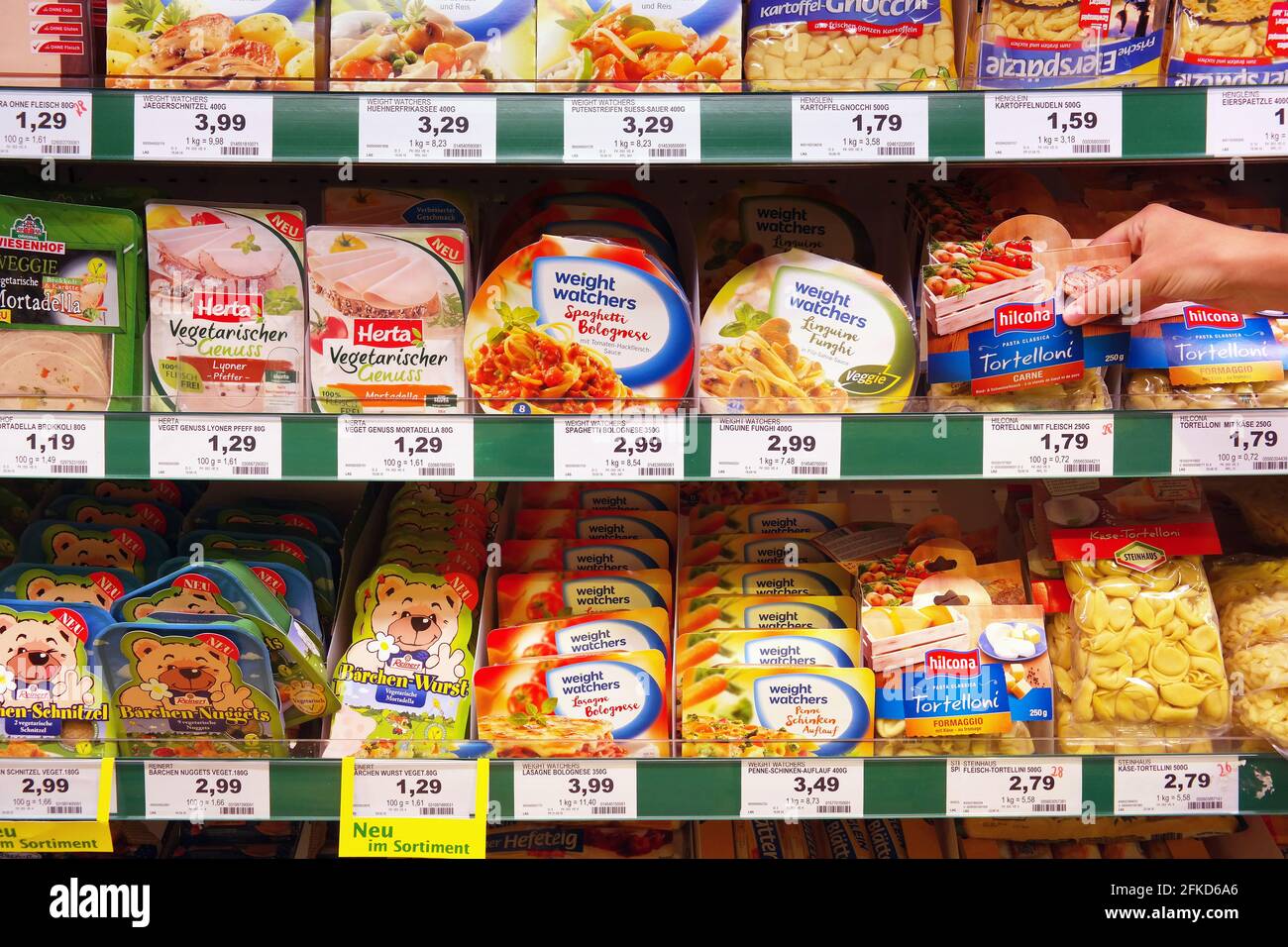 Weight Watchers brand products in a shop Stock Photo - Alamy