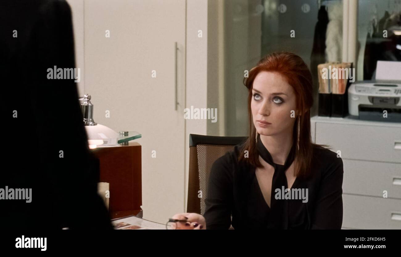 USA. Emily Blunt and Anne Hathaway in a scene from (C)Fox 2000 Pictures film: The Devil Wears Prada (2006). Plot: A smart but sensible new graduate lands a job as an assistant USA. Emily Blunt and Anne Hathaway in a scene from (C)Fox 2000 Pictures film: The Devil Wears Prada (2006). Plot: A smart but sensible new graduate lands a job as an assistant