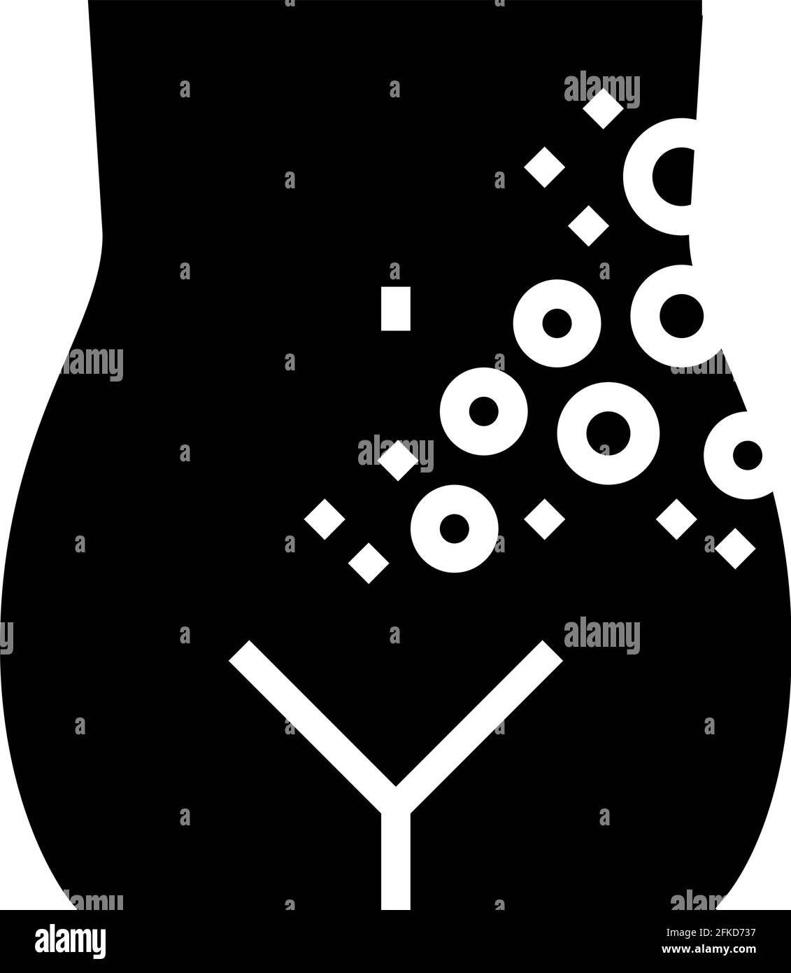 Shingles skin black Stock Vector Images - Alamy