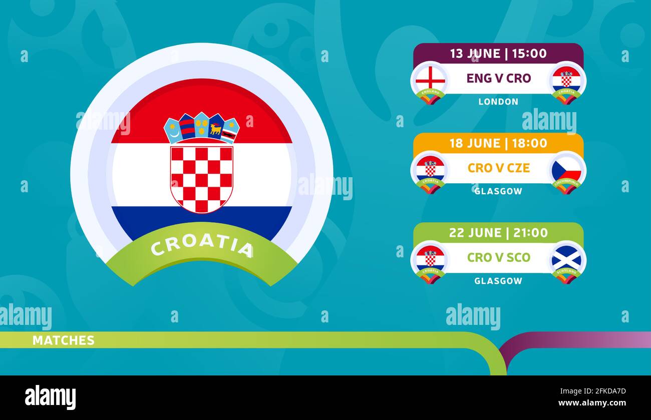 croatia national team Schedule matches in the final stage at the 2020