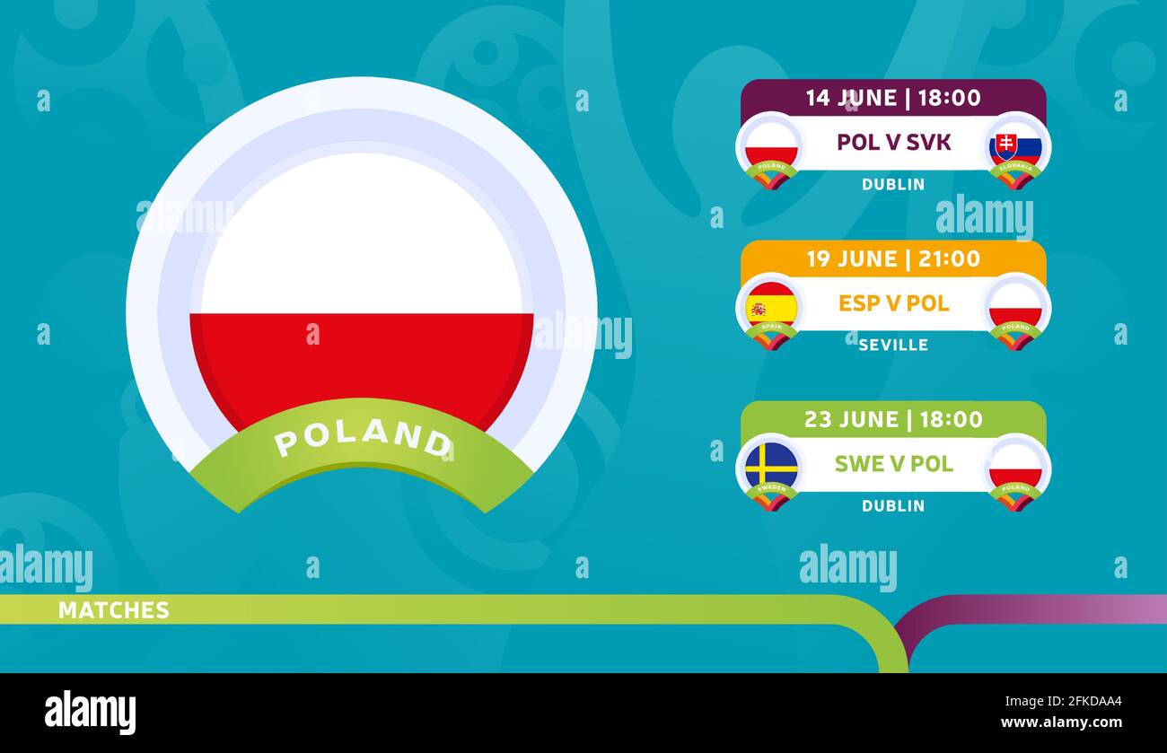 poland national team Schedule matches in the final stage at the 2020