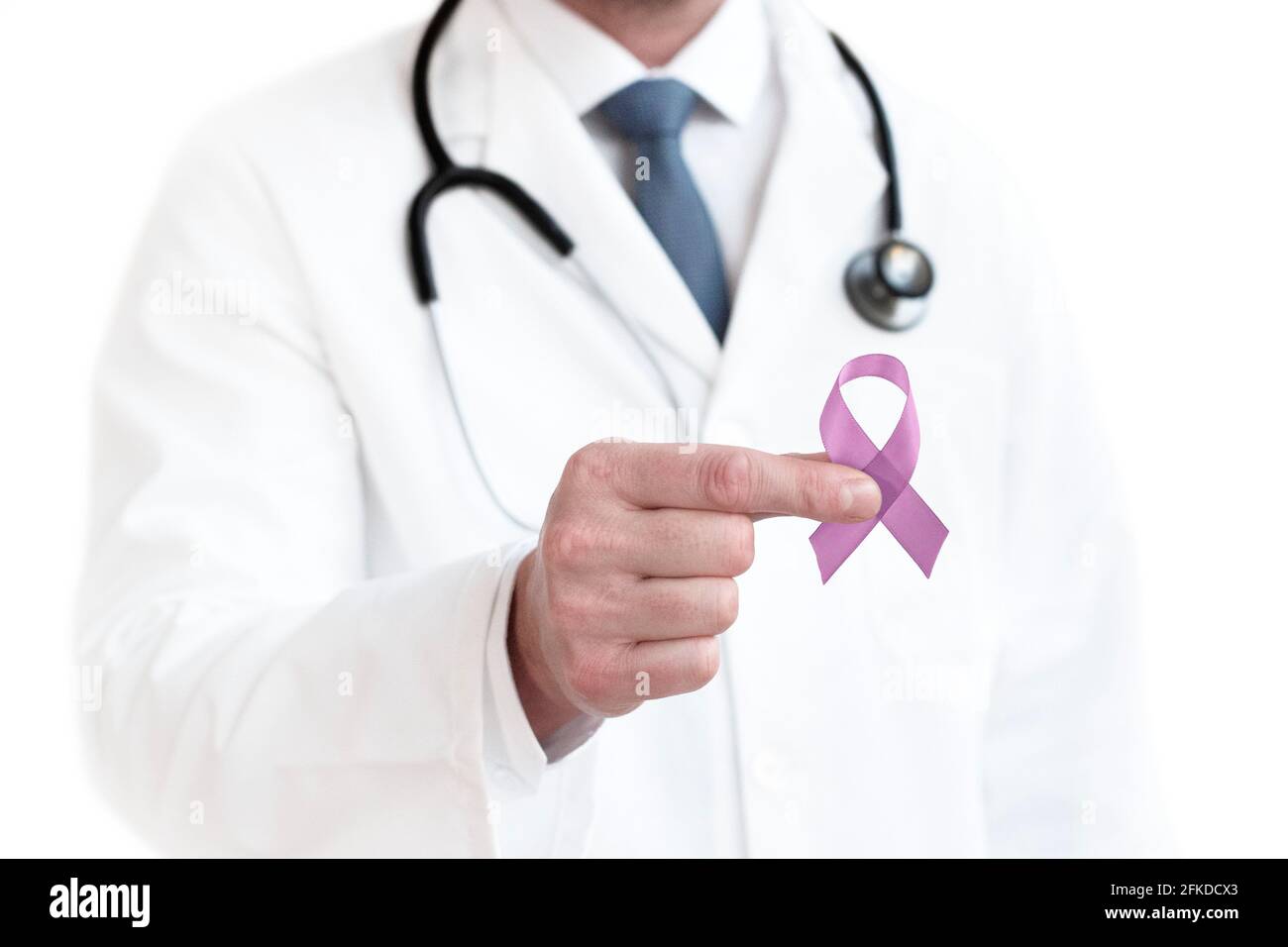 Pancreatic cancer awareness Stock Photo