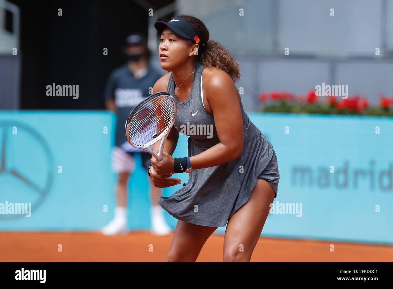 Madrid, Spain. 30th Apr, 2021. Naomi Osaka (JPN) Tennis : Naomi Osaka of  Japan during Singles 1st round match against Misaki Doi of Japan on the WTA  1000 "Mutua Madrid Open tennis