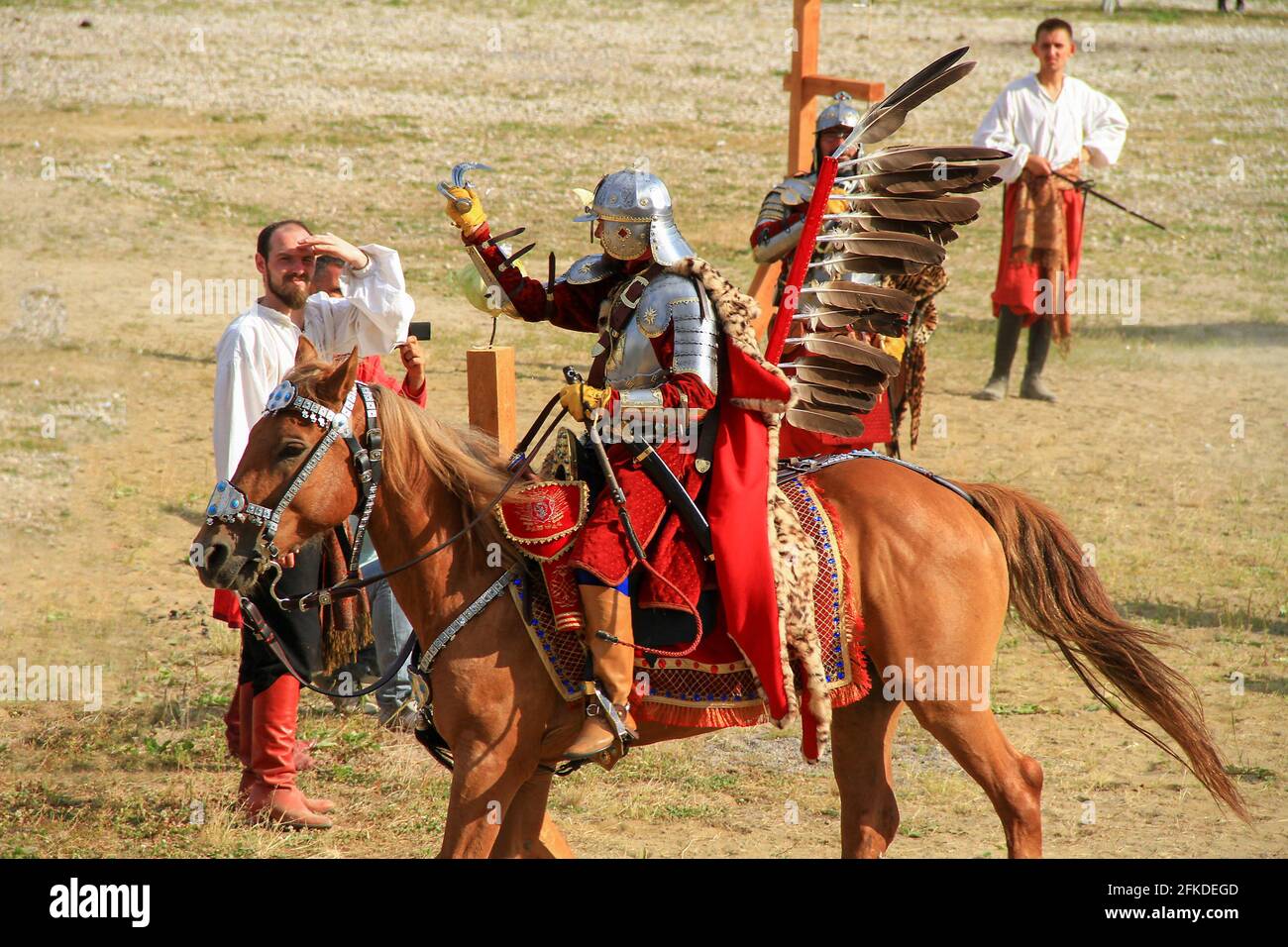 Russia. Moscow. Festival of Historical Reconstruction. Polish Winged