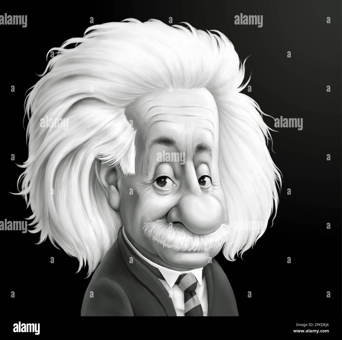 Albert Einstein Caricature