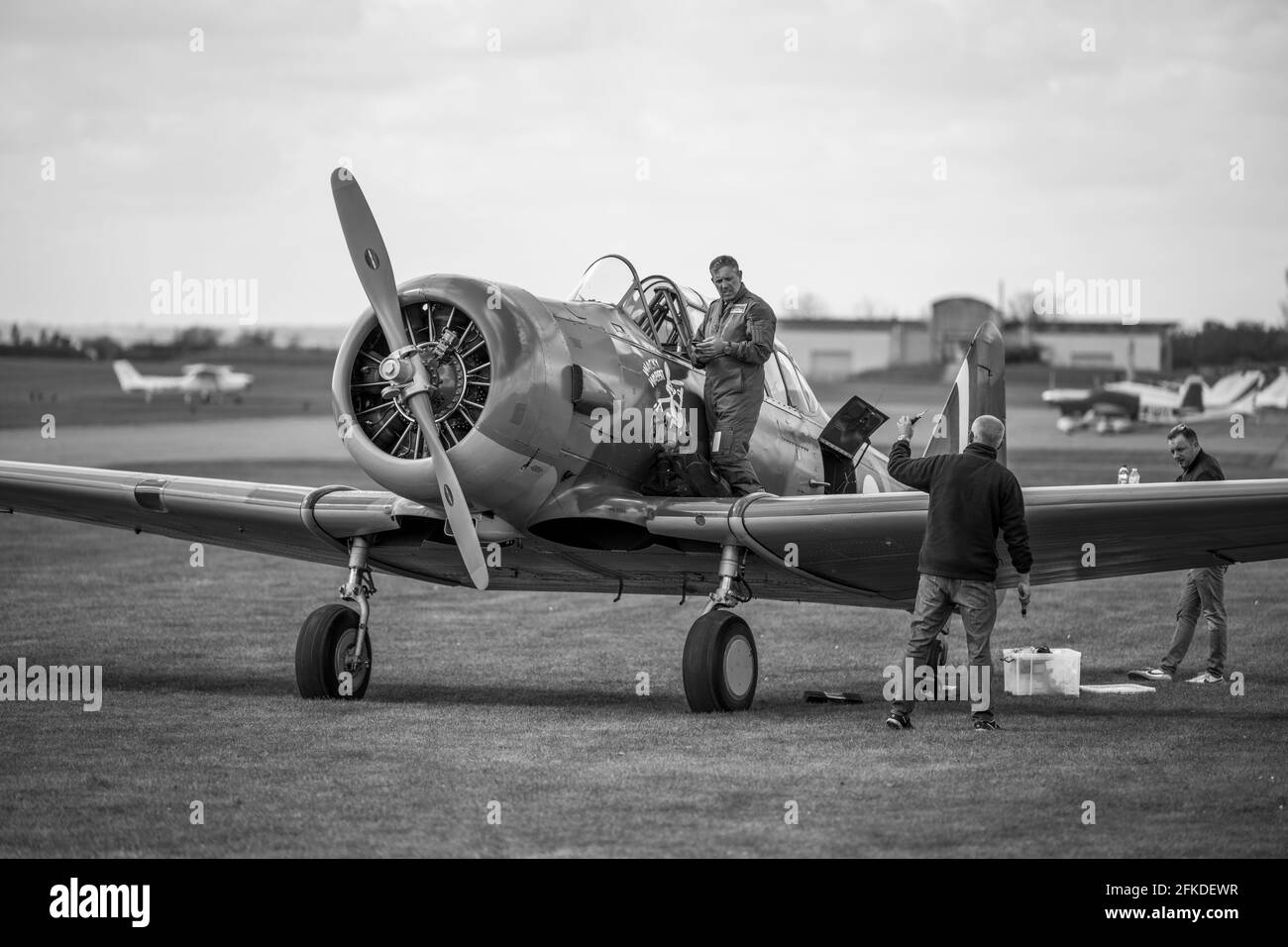 Raf military aircraft imperial war museum Black and White Stock Photos ...
