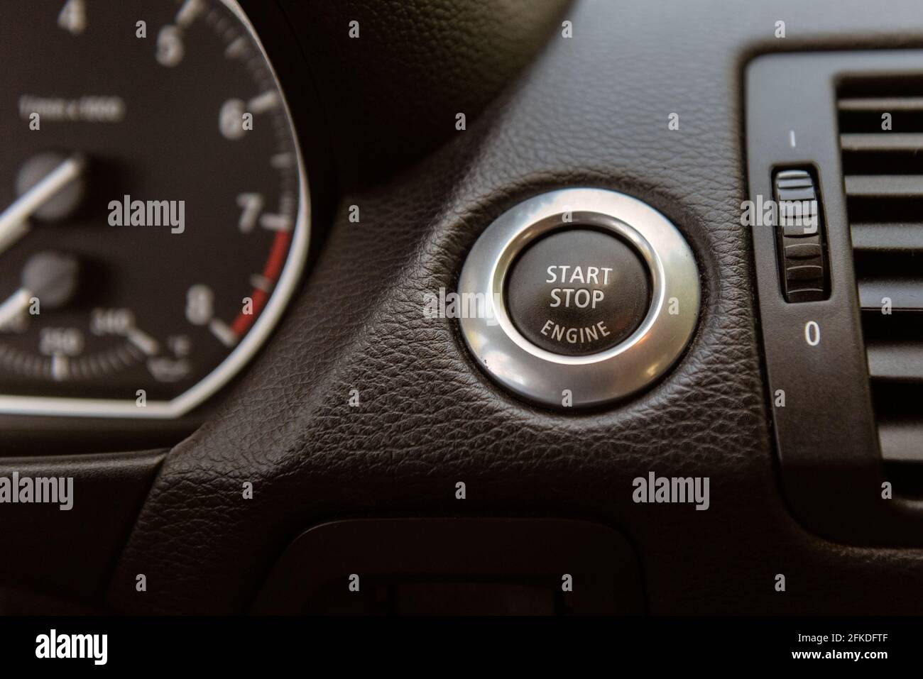 Simple push of a button on the dashboard console can start the ignition