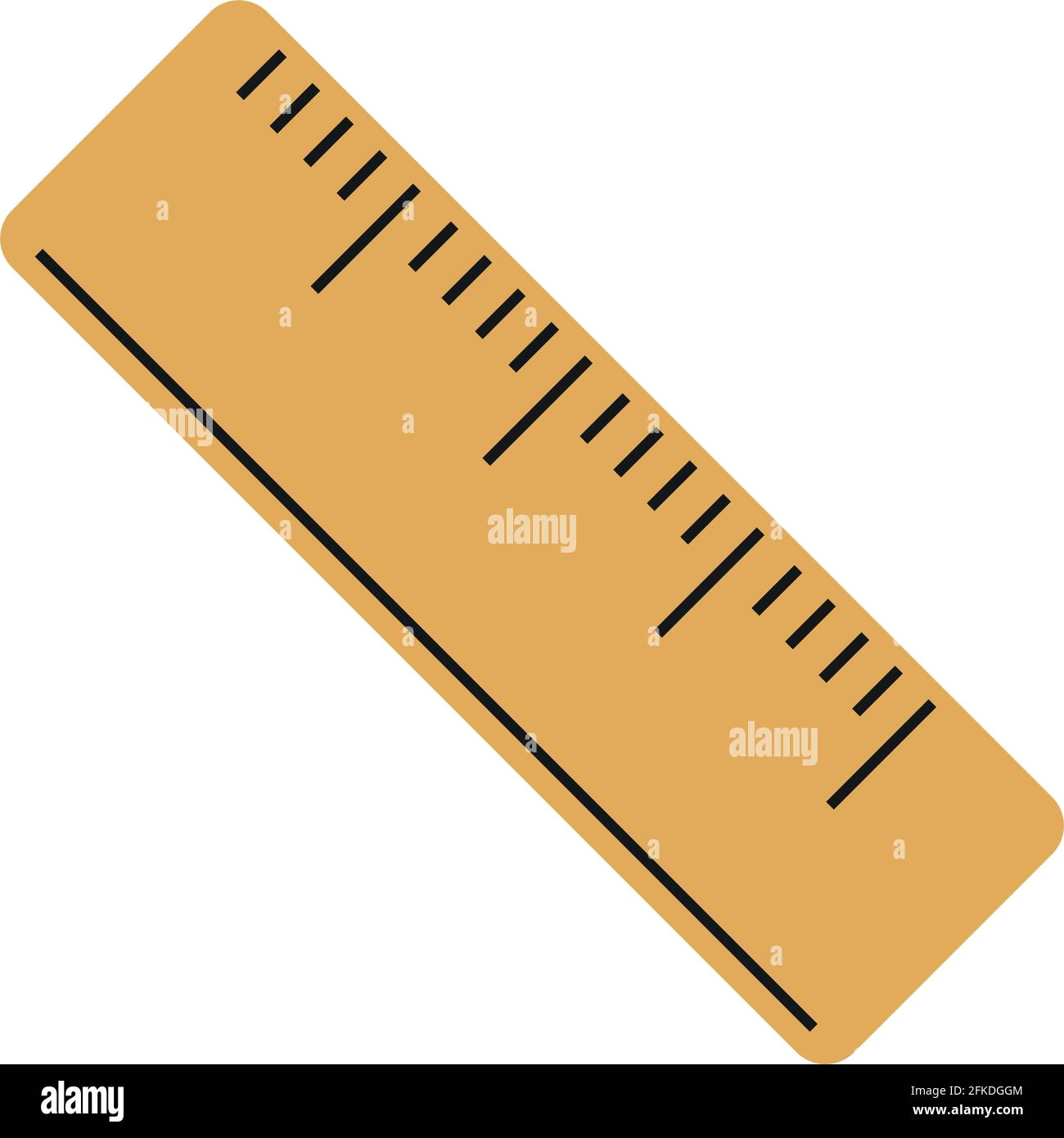 ruler measure utensil Stock Vector Image & Art Alamy