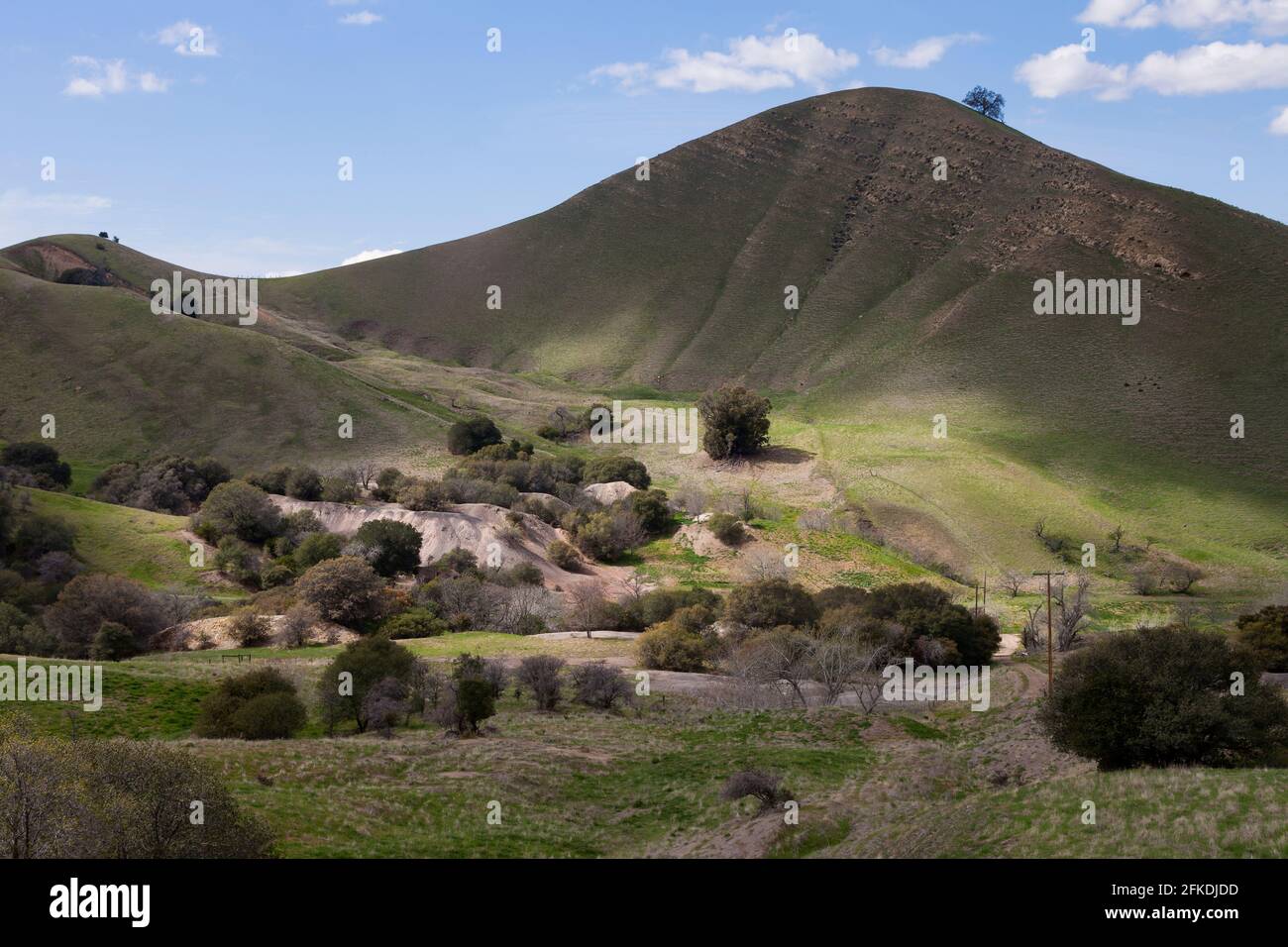 The tailings pile is all that remains of the Nortonville townsite in