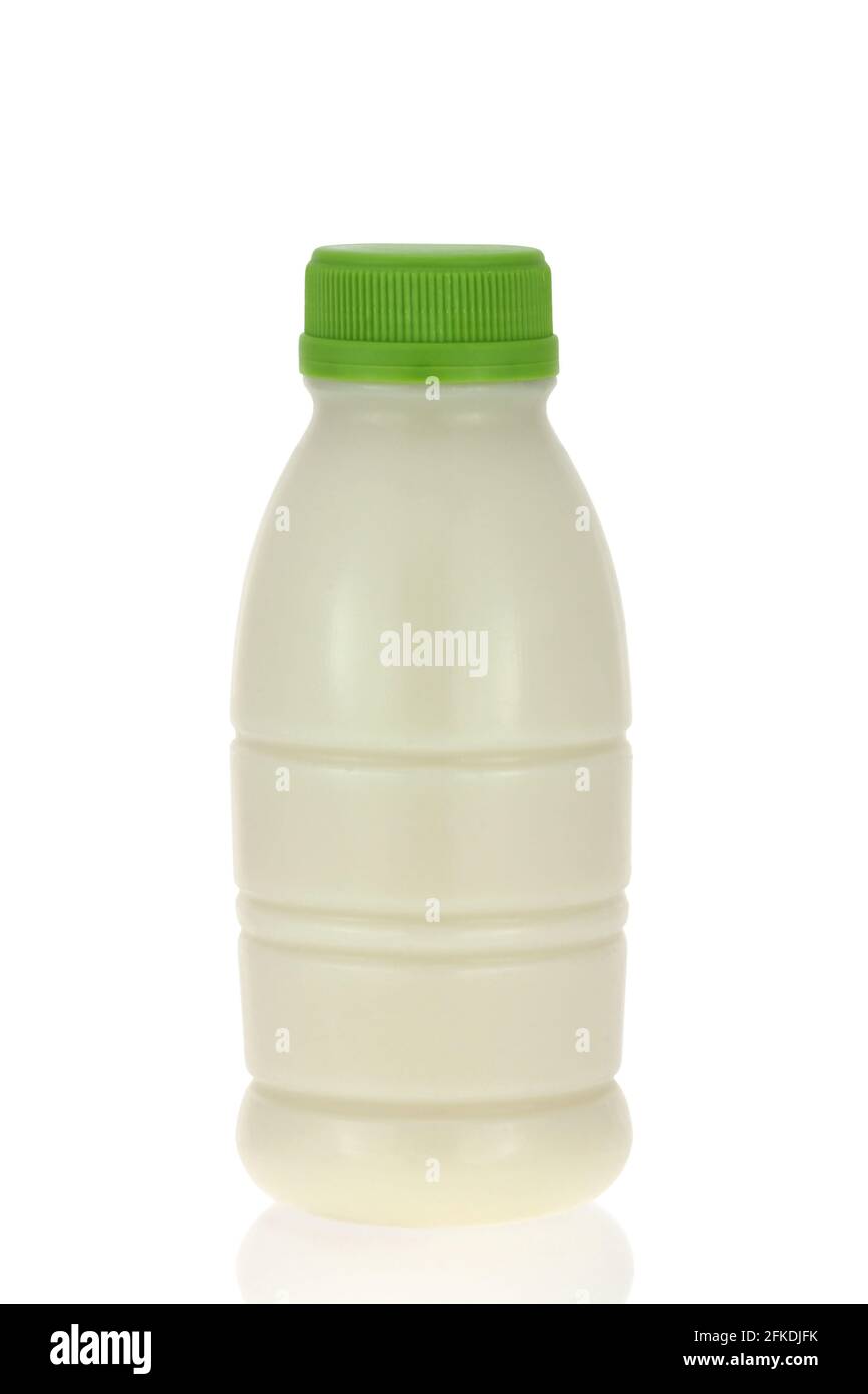 A Bottle of fresh Soy Milk (Soybean Milk, Soya) on white background ...