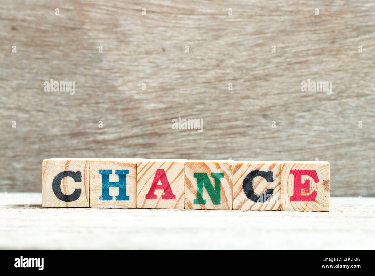 6 letter word with chance