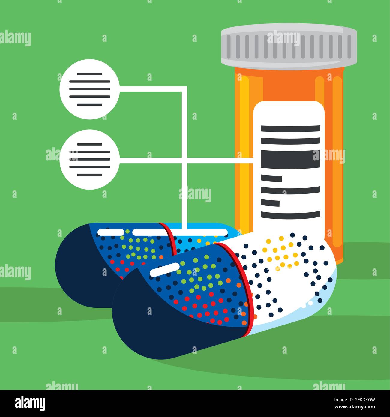 medicine capsule container Stock Vector Image & Art - Alamy