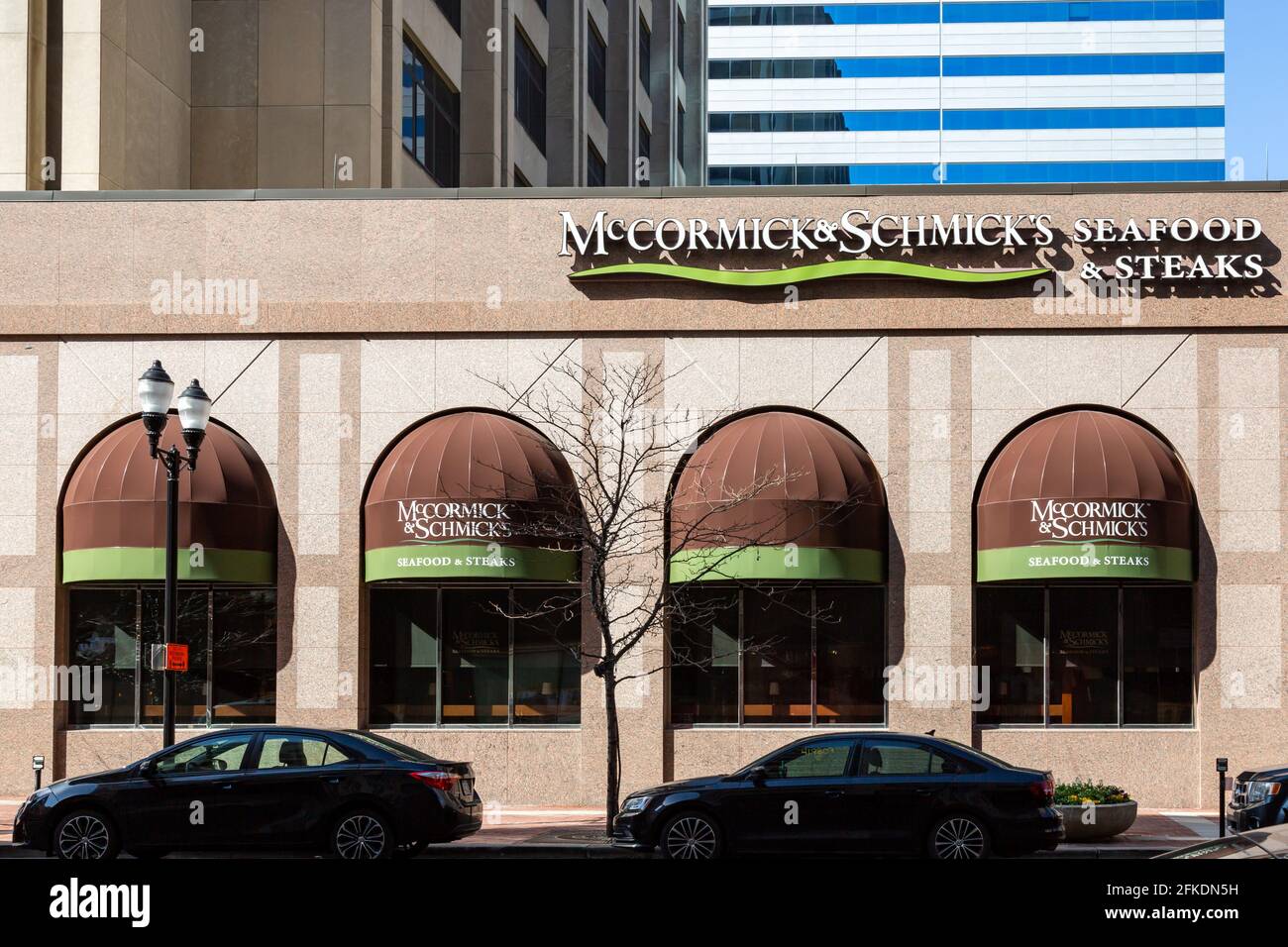 McCormick and Schmick;s Seafood and Steaks restaurant in downtown