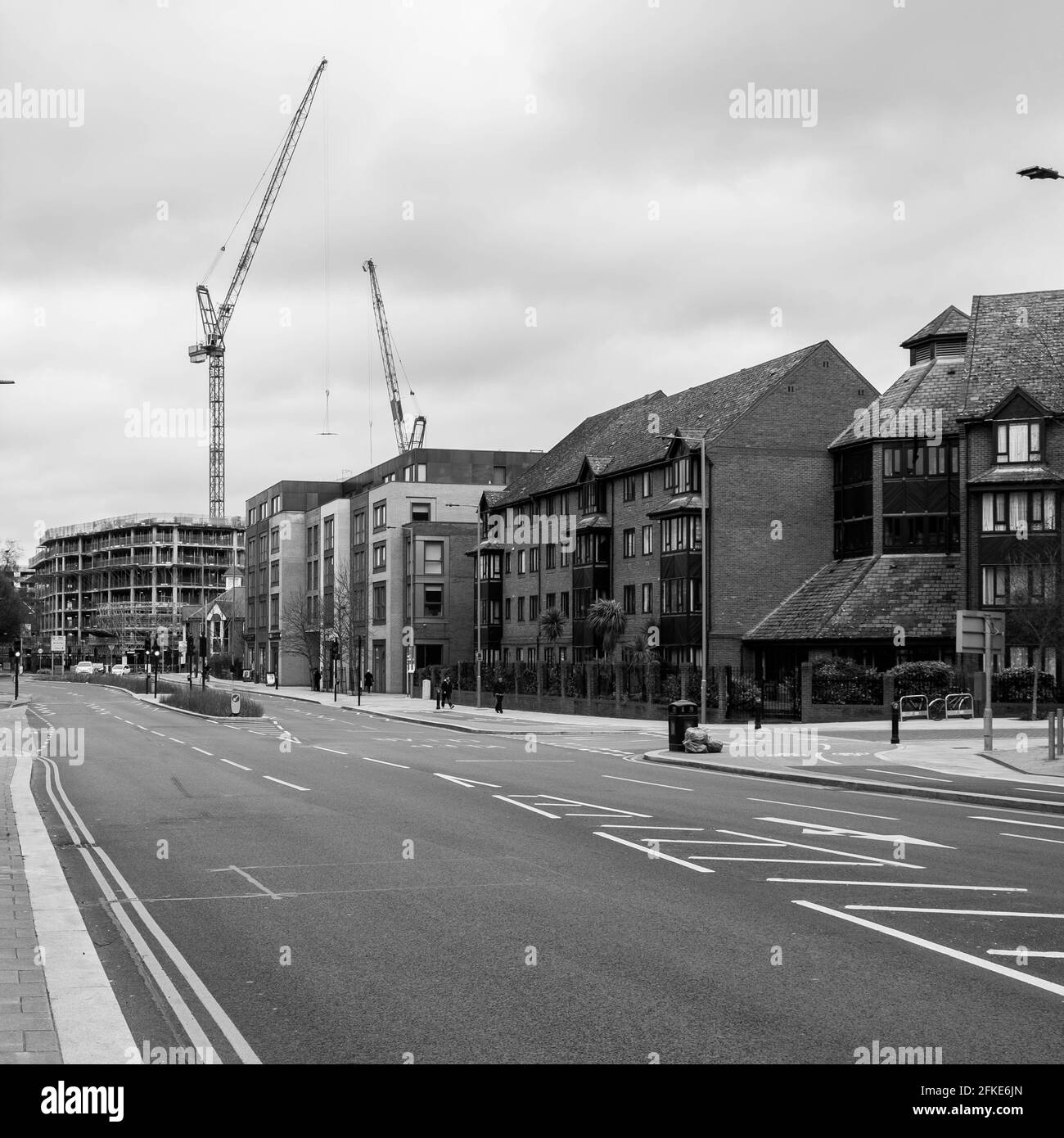 London lockdown apartments Black and White Stock Photos & Images - Alamy