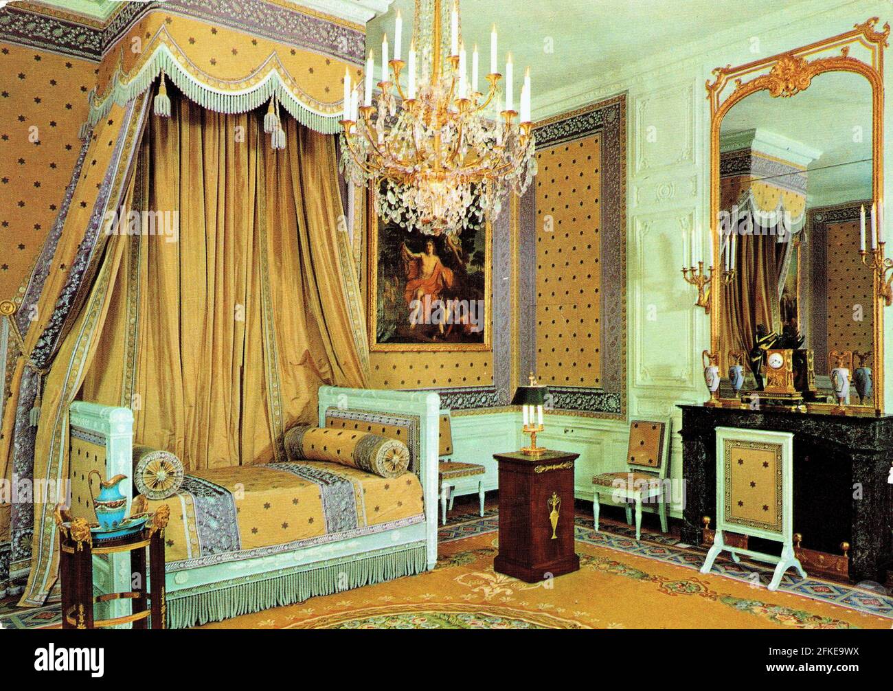 Chateau De Versailles Chambre A Coucher De Napoleon 1er Stock Photo Alamy