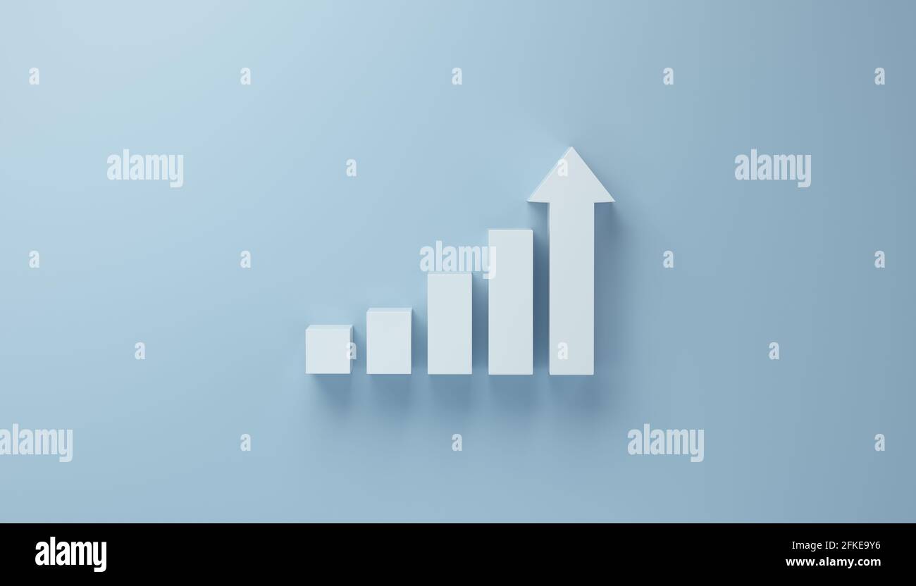 Sales growth concept 3d arrow hi-res stock photography and images - Alamy